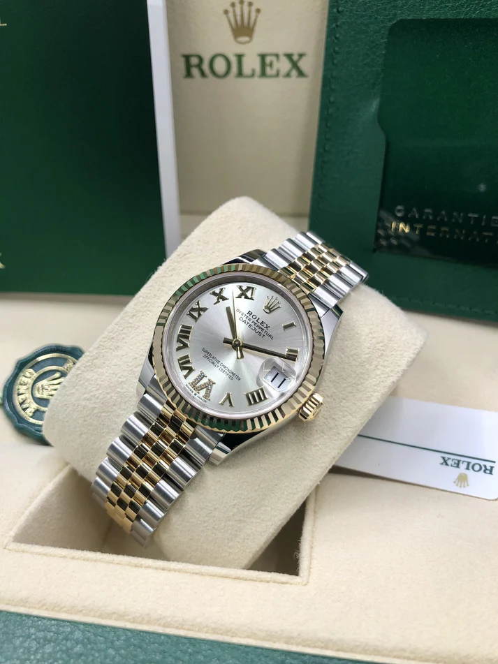 RLX Datejust m278273-0003/0004 31mm Silver Dial Stainless Steel and Yellow Gold Oyster Watch