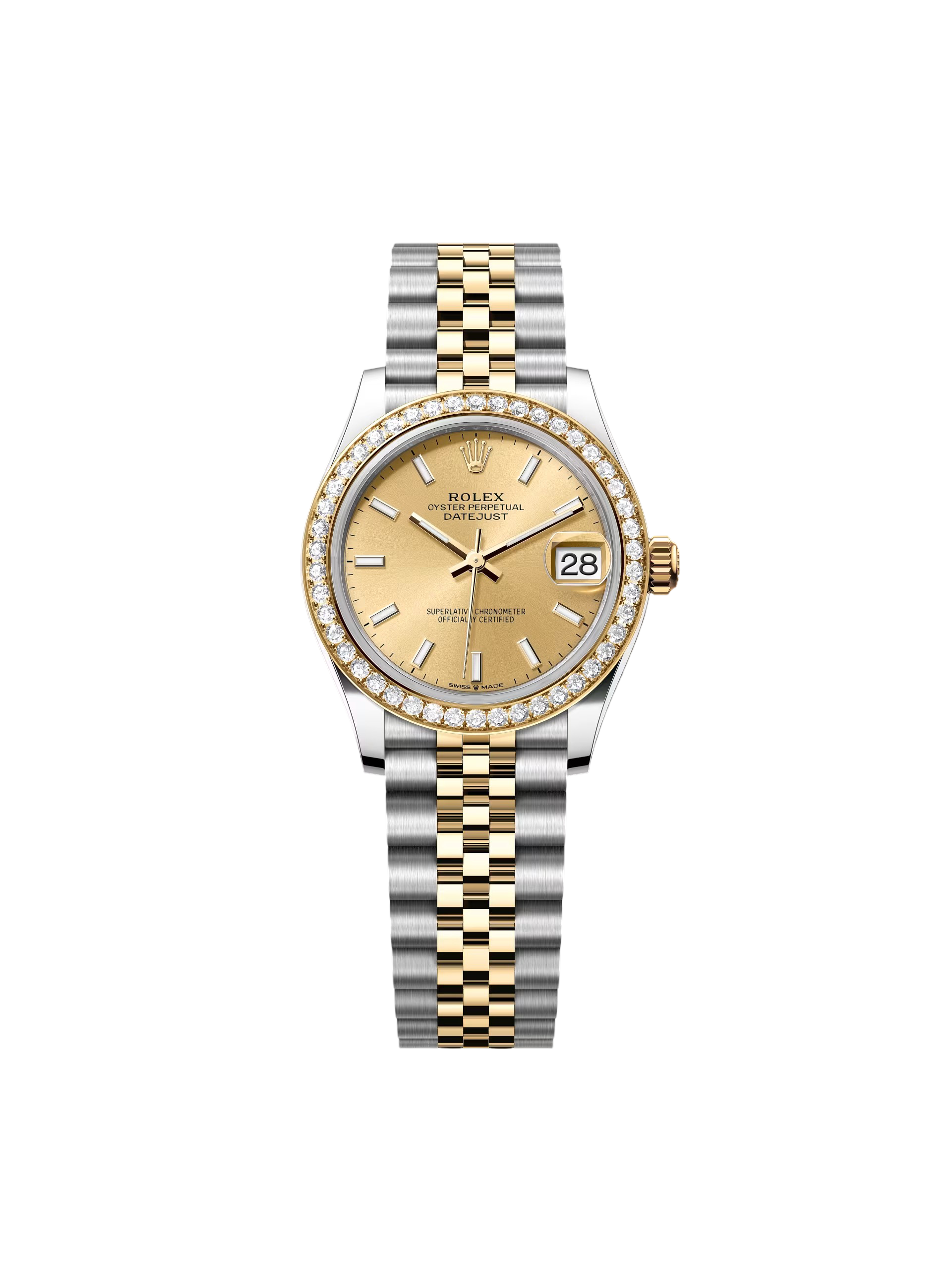 RLX Datejust m278383-0013/0014  31mm Champagne Dial Oyster Bracelet