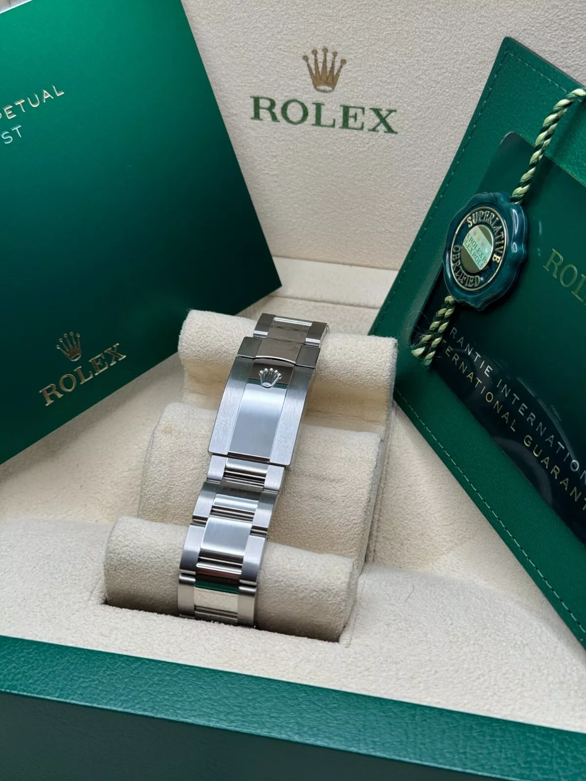 RLX  Datejust 41mm 126334 Mint Green Fluted Motif Dial Oyster Bracelet