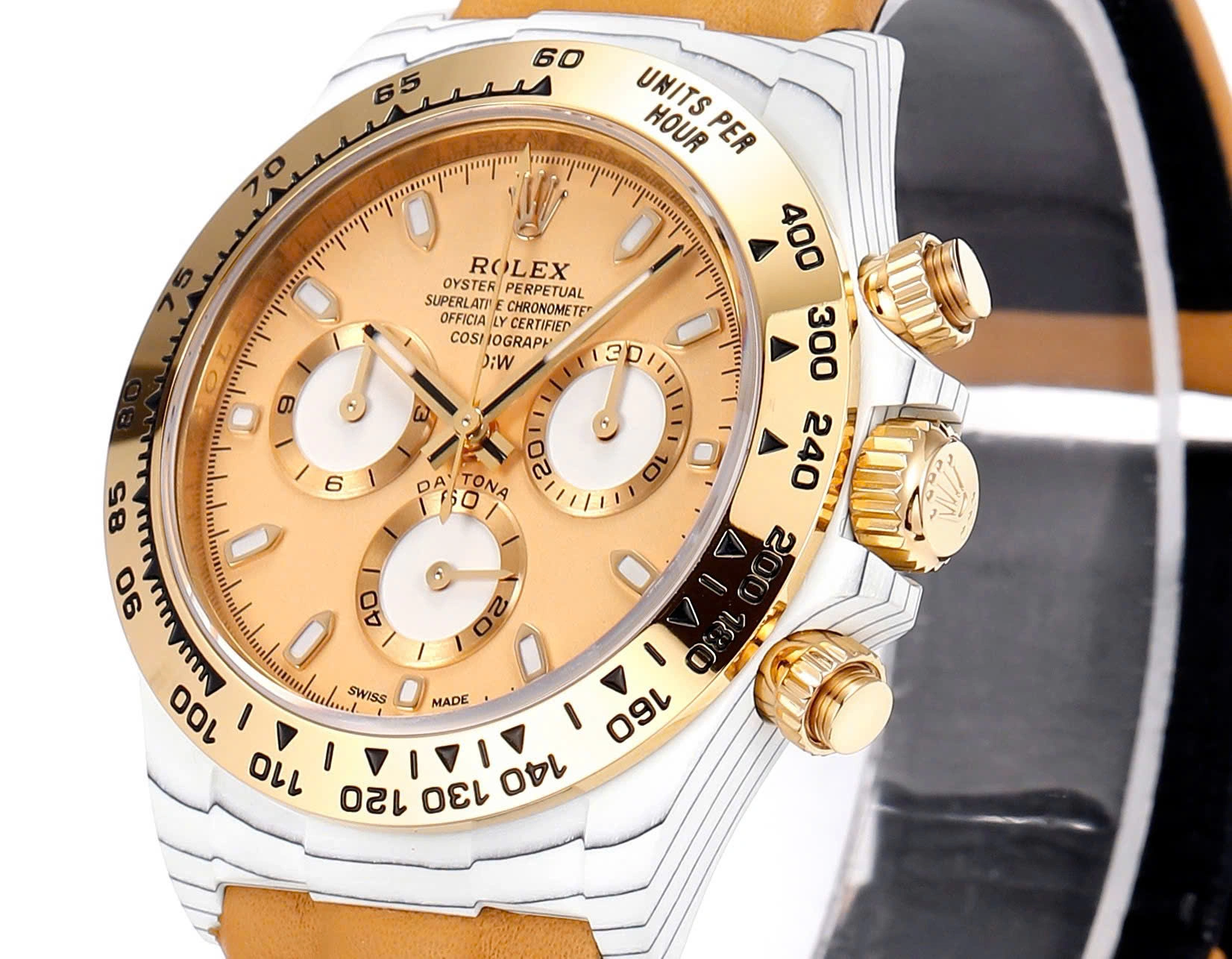 Rolex Cosmograph Daytona DIW Golden Essence 40mm Replica 1:1 – Top Quality Version