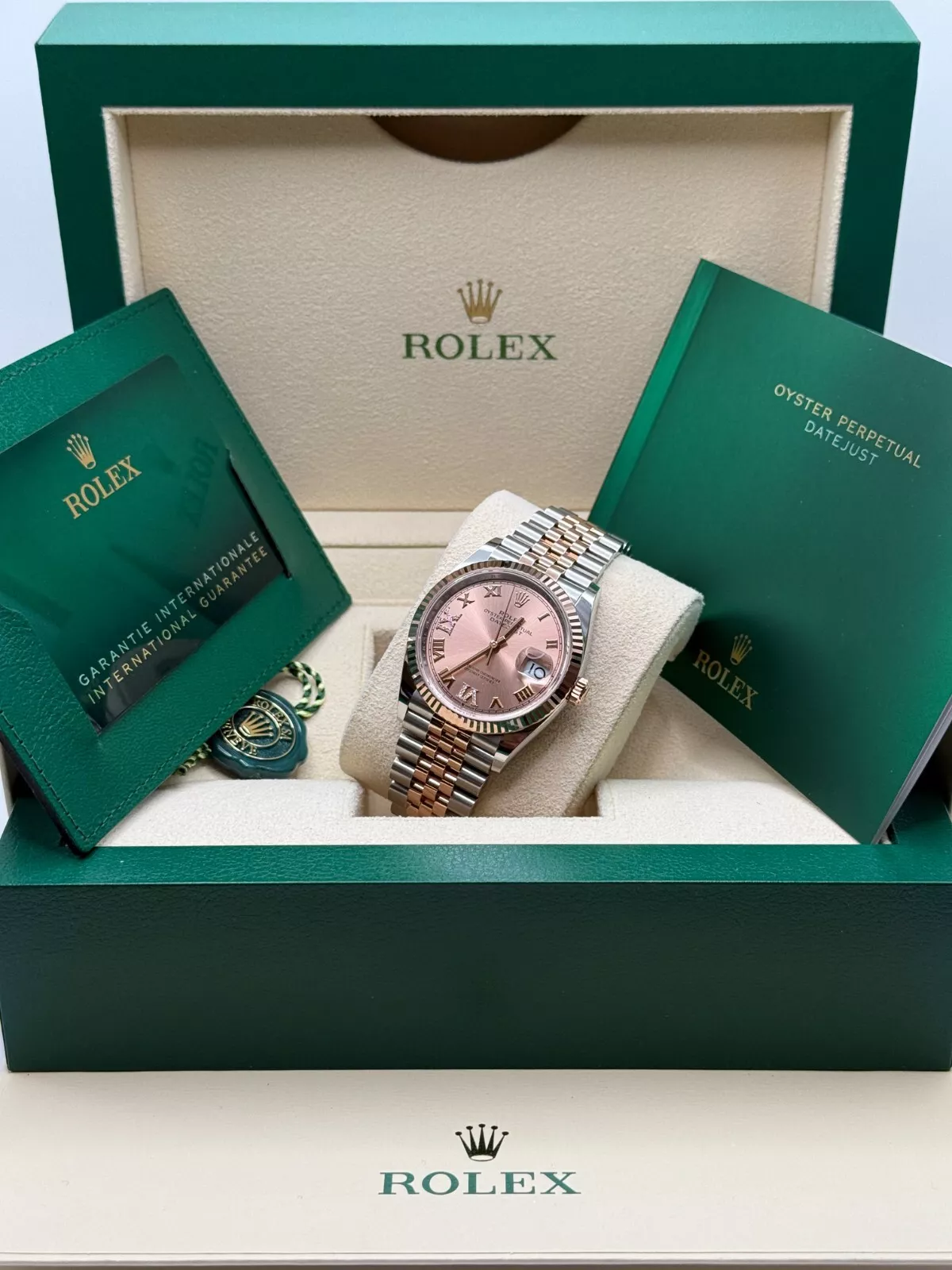 RLX  Datejust 36mm 126231 Rose Dial Oyster Bracelet