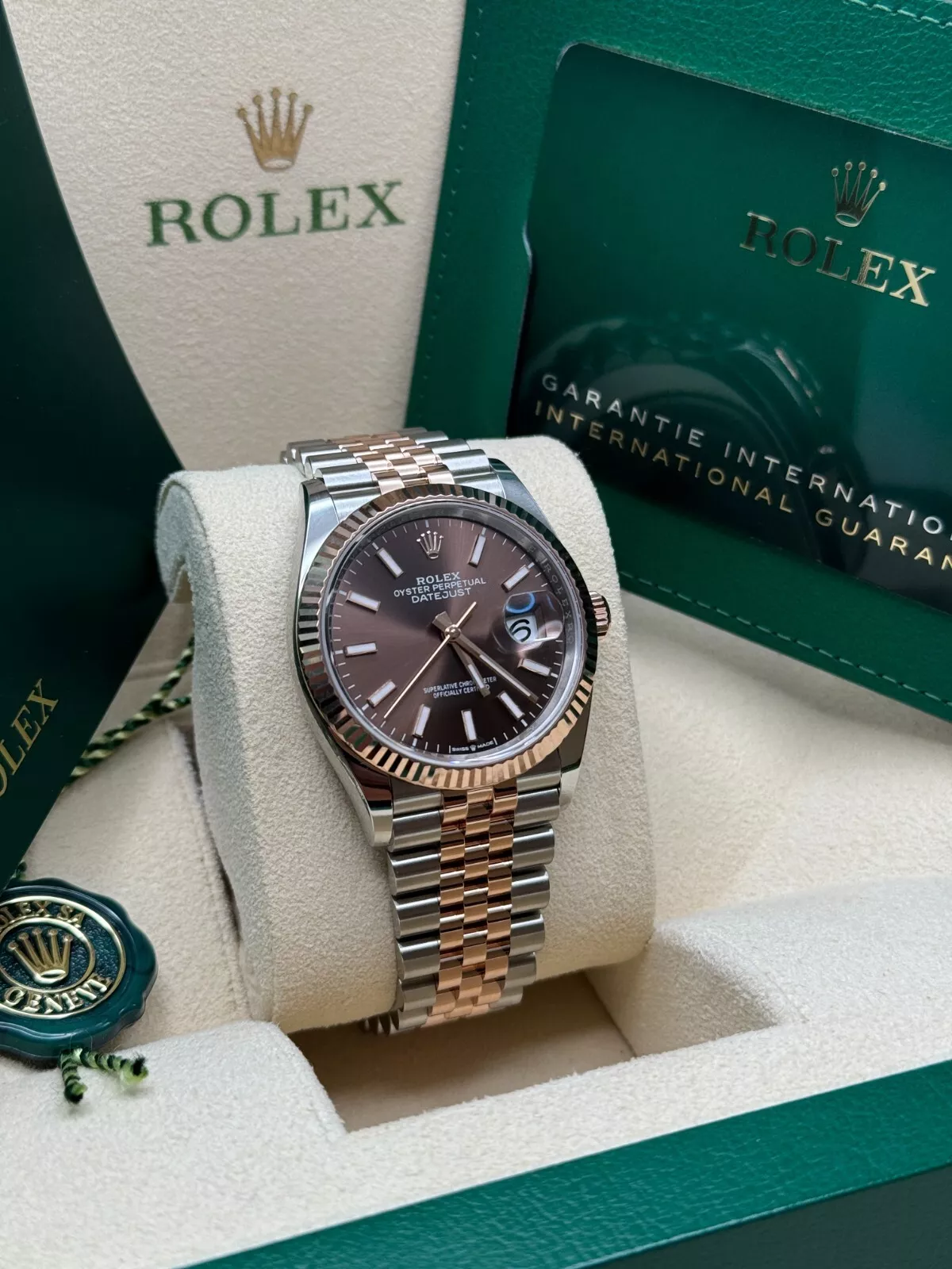 RLX  Datejust 36mm 126231 Chocolate Dial Oyster Bracelet