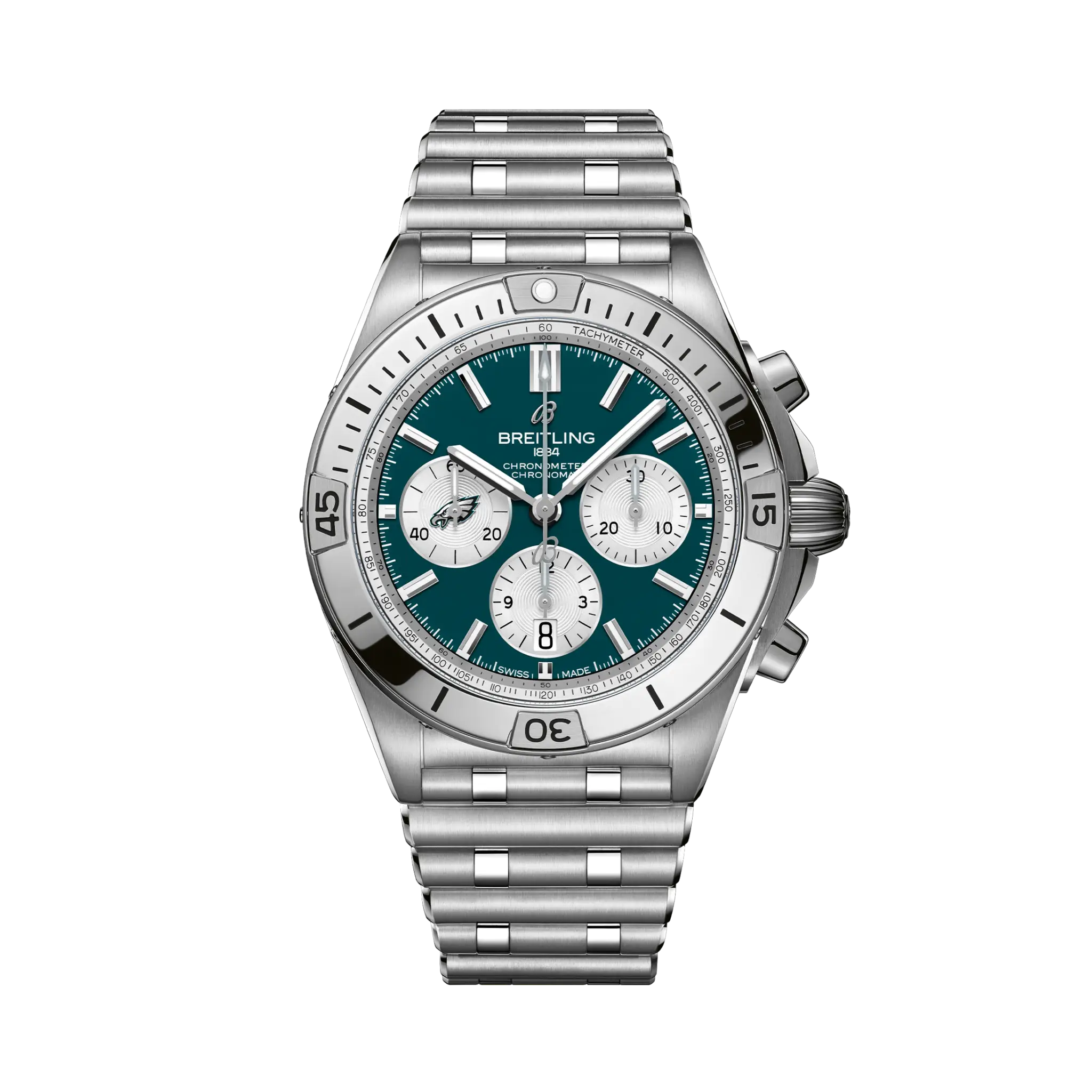 Breitling Chronomat B01 42 NFL Philadelphia Eagles Edition AB01342B1L4A1