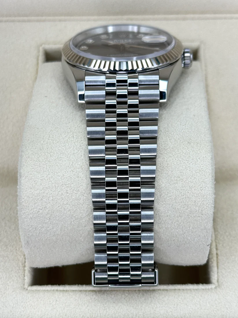 RLX  Datejust 36mm 126234 Black Diamond Dial Stainless Steel Oyster Mens Watch