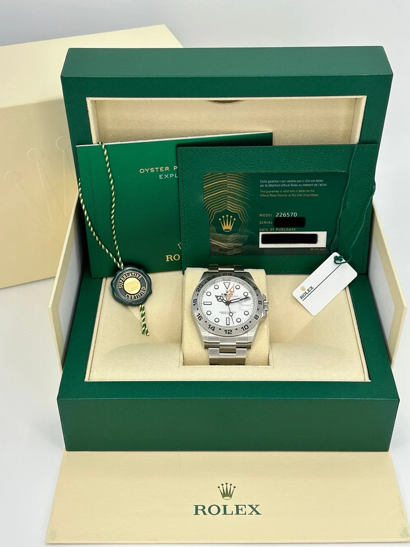 Rolex Explorer II 226570 42mm White Dial Men’s Watch