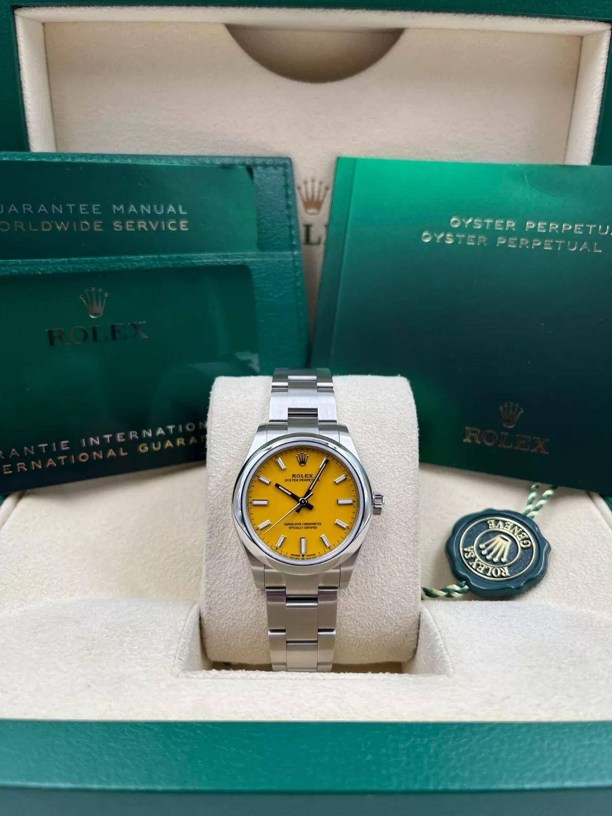 RLX Oyster Perpetual 31mm 277200 Yellow Index
