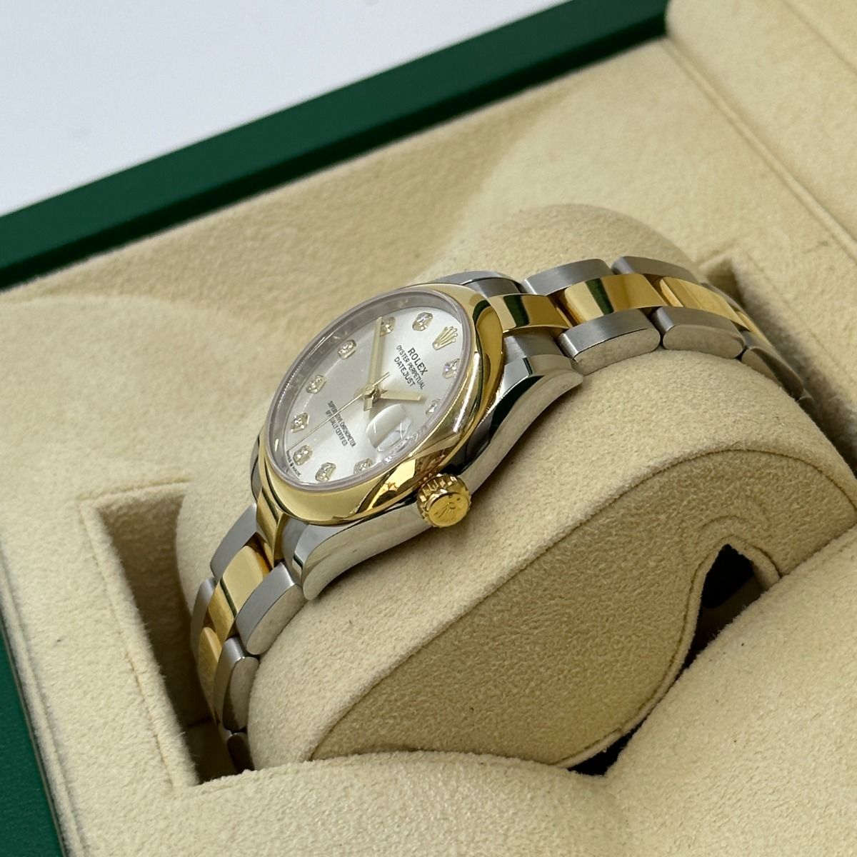 RLX Datejust m278243-0019/0020 31mm Silver Dial Yellow Rolesor Oyster Watch