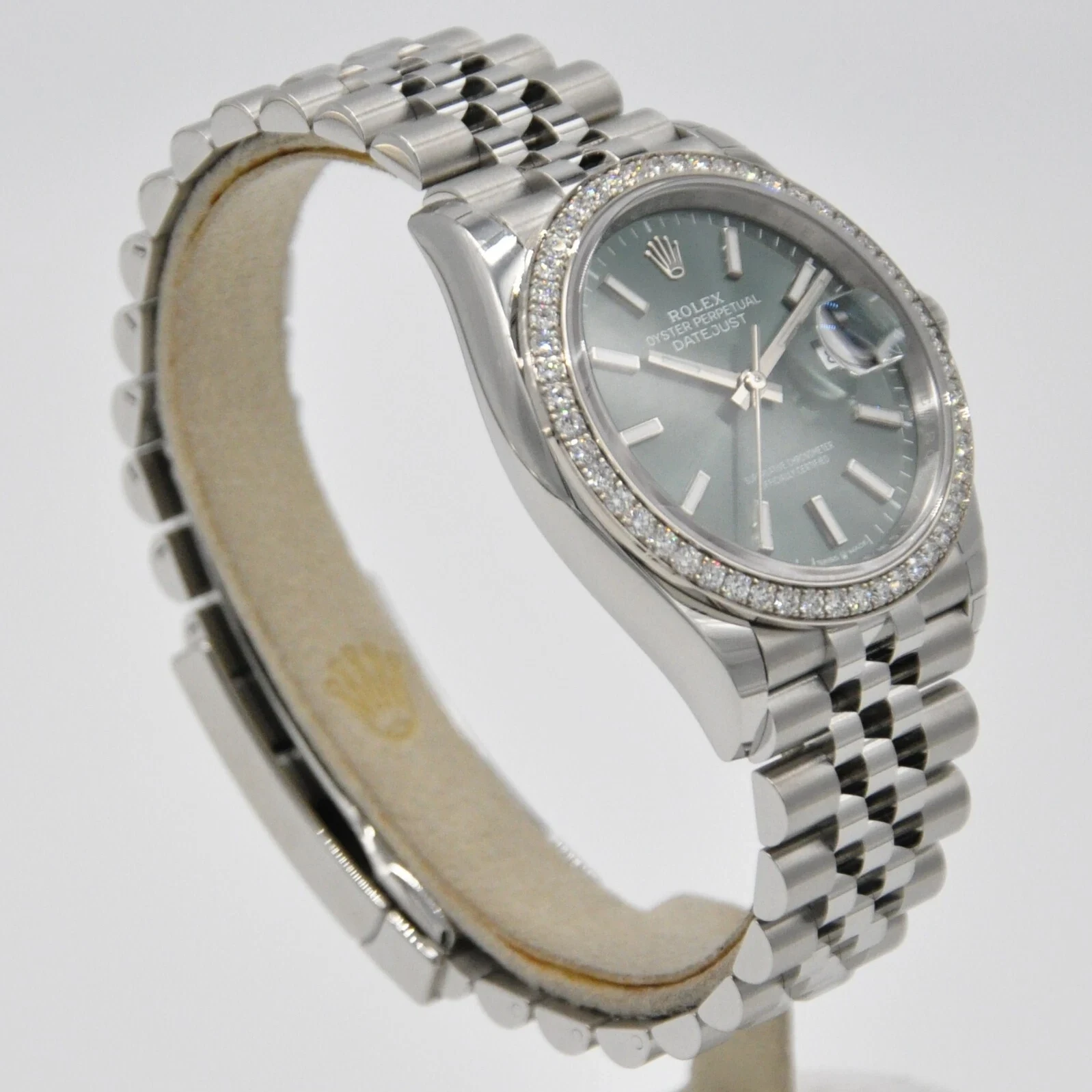 RLX  Datejust 36mm 126284 Green Dial Jubilee Bracelet