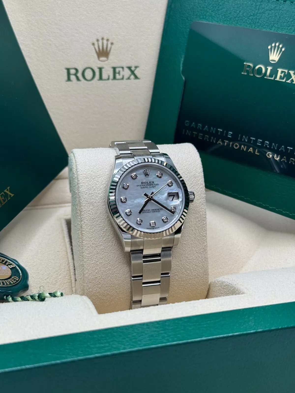 RLX Datejust m278274-0005/0006 31mm Mother-of-Pearl 31mm Dial Oyster Watch