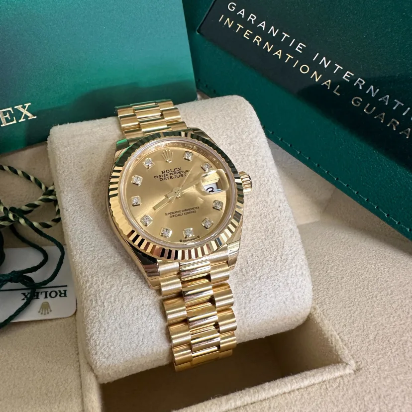 RLX Lady-Datejust 28mm 279178 Champagne Diamonds Dial