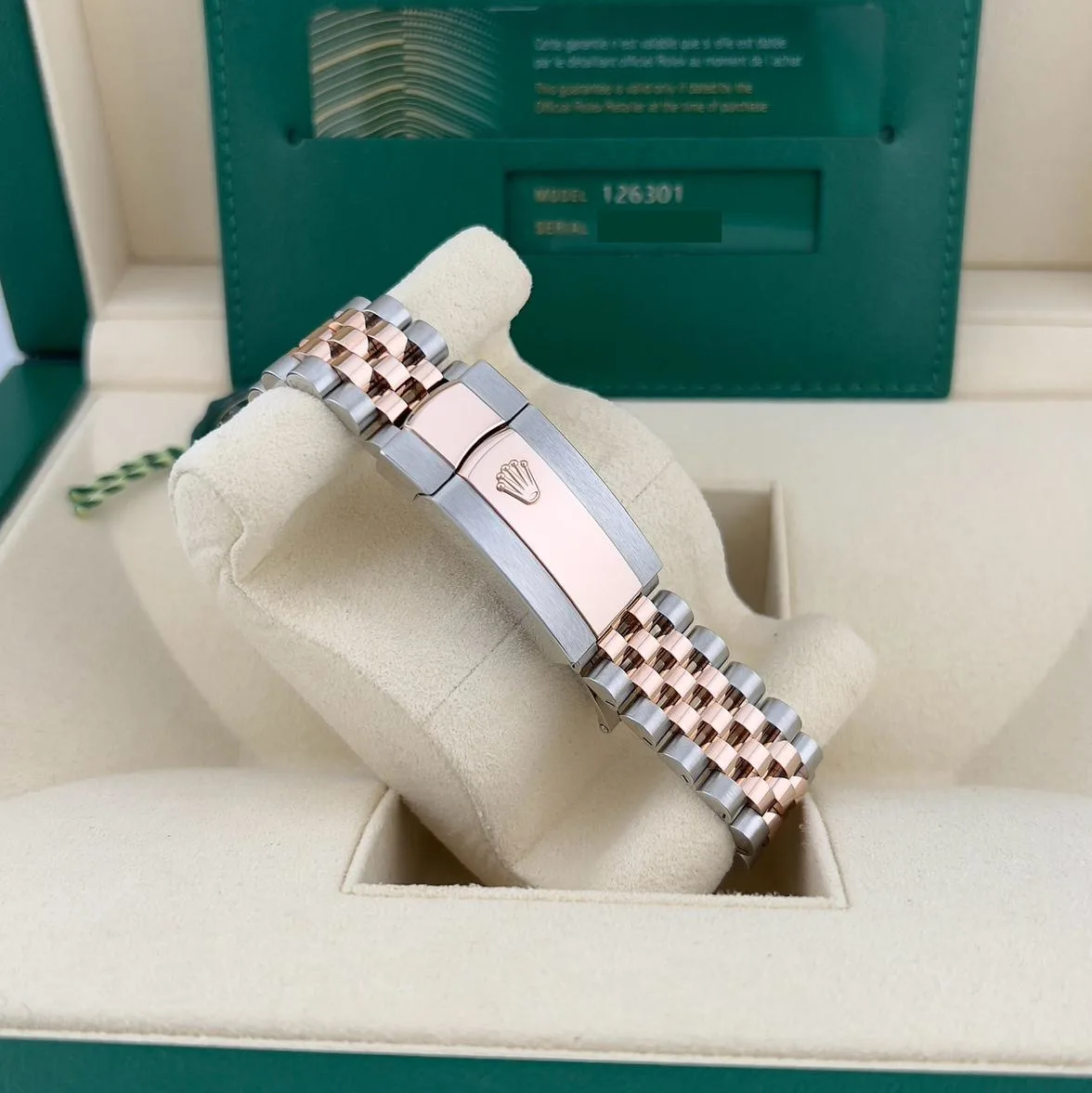 RLX Datejust 41mm 126301 Sundust Slate Roman Dial Oyster Bracelet