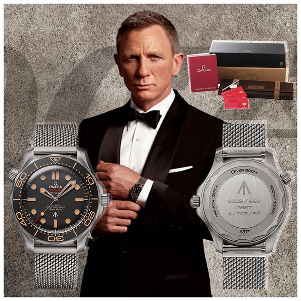 Omega 210.90.42.20.01.001 Seamaster Diver Co-Axial-Master ‘’007’’- New