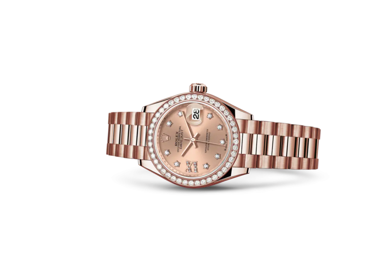 RLX  Lady-Datejust 28mm 279135RBR Rose Diamond Dial Jubilee Bracelet