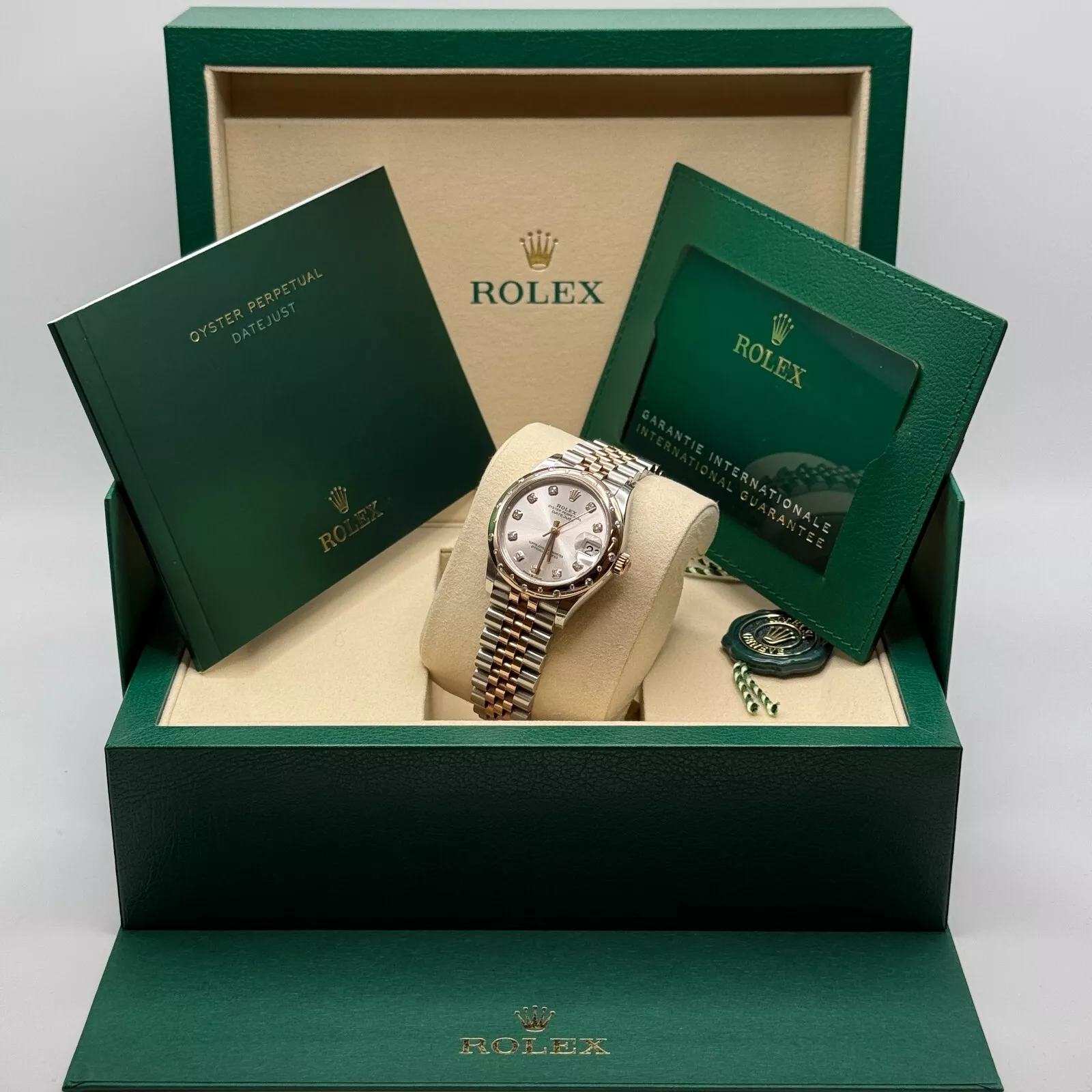 RLX Datejust m278341-0015/0016 Silver Dial 31mm Oyster Bracelet