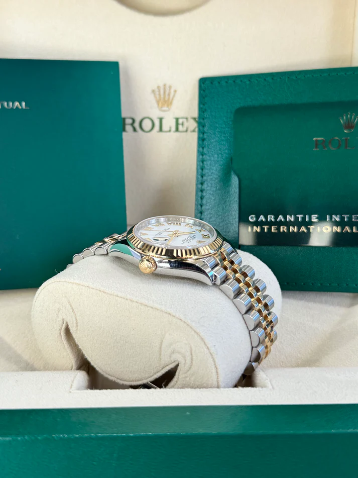 RLX Datejust m278273-0001/0002 31mm White Dial Stainless Steel and Yellow Gold Oyster Watch