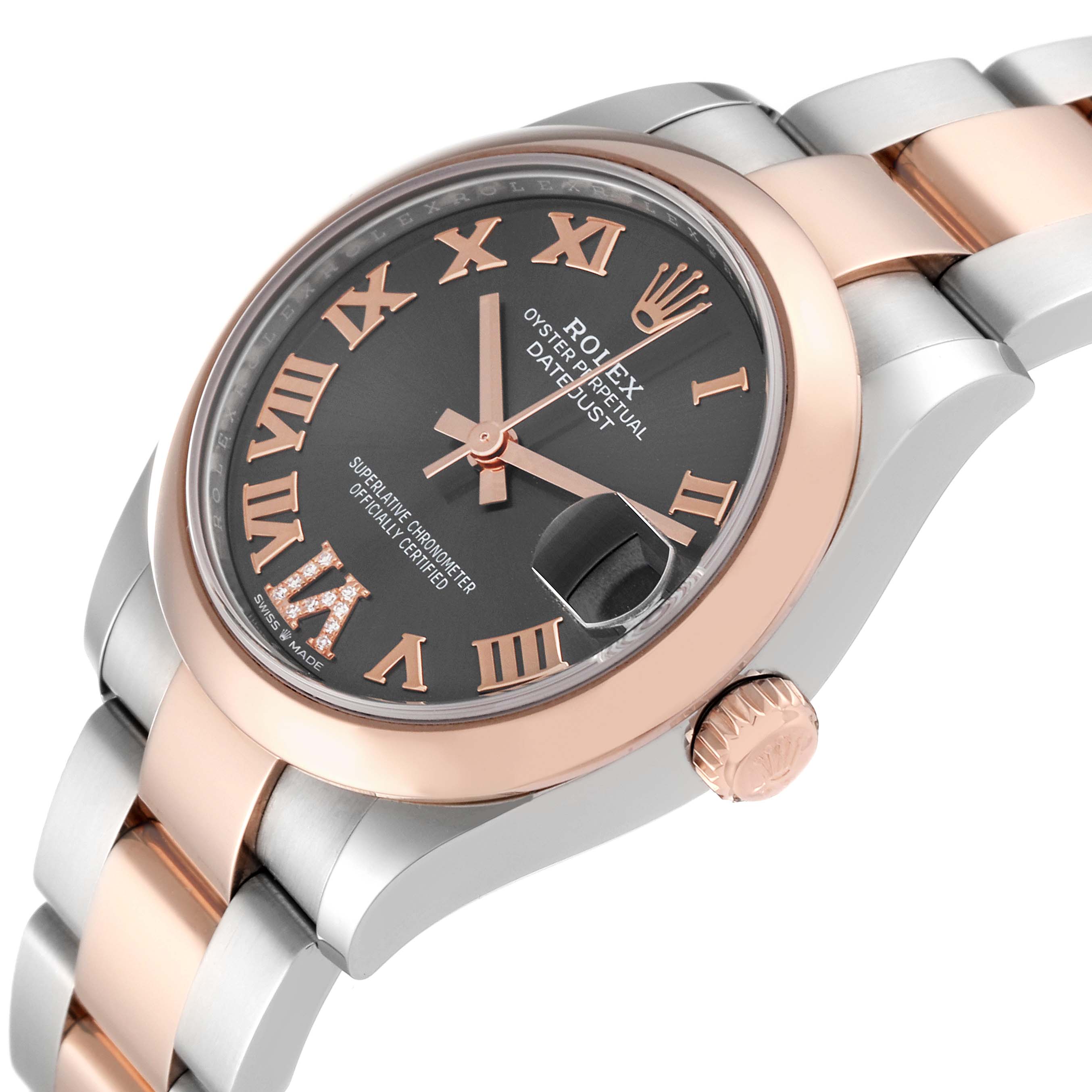 RLX Datejust m278241-0029/0030 Slate 31mm Dial Oyster Bracelet Watch