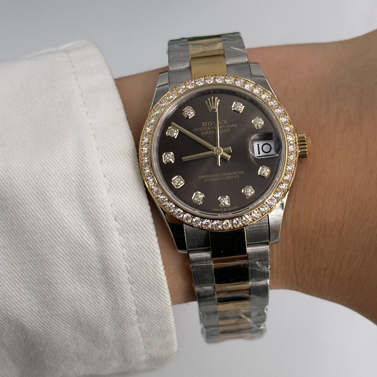 RLX Datejust m278383RBR-0021/0022 31mm Dark Grey Dial Oyster Bracelet