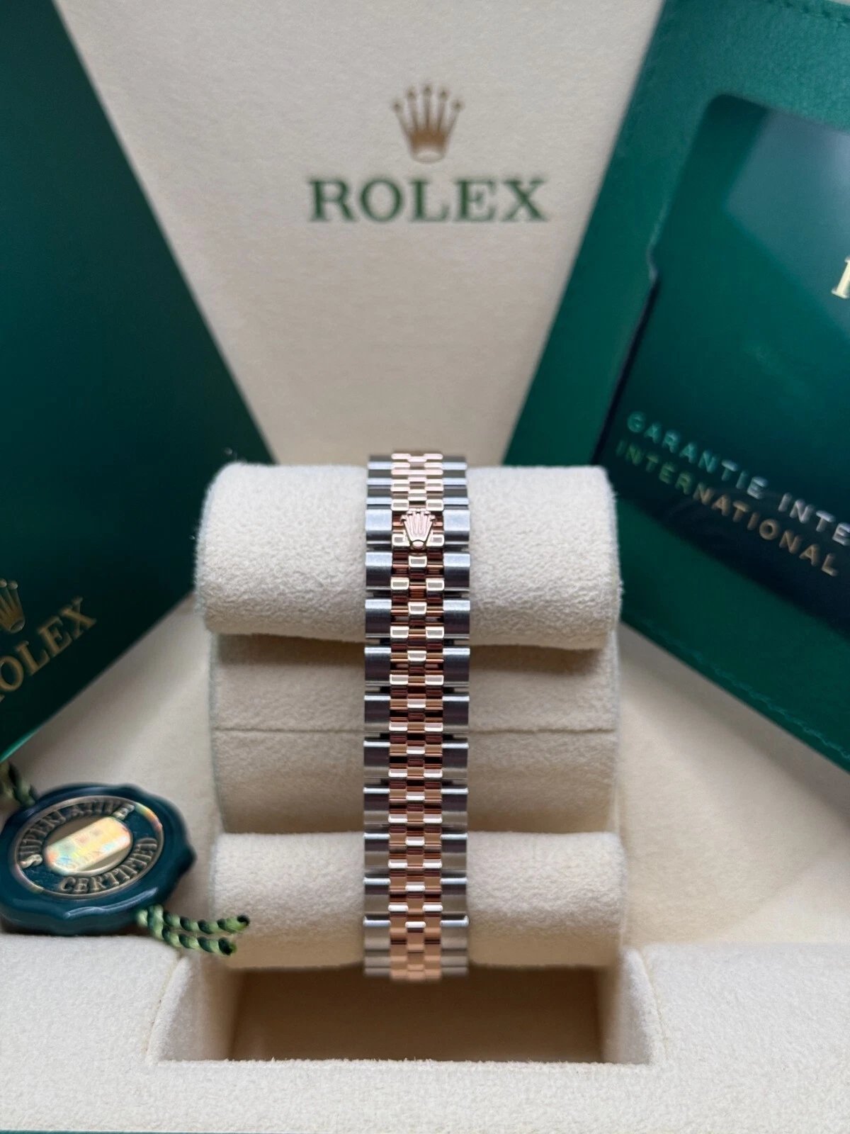 RLX Lady-Datejust 28mm 279171 Rose-colour Diamond Set Oyster Stainless Steel and Rose Gold