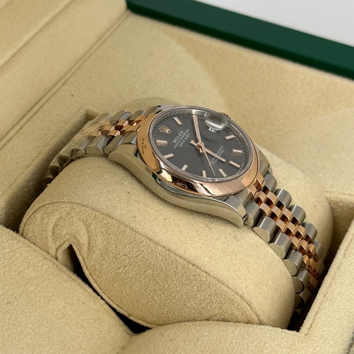 RLX Datejust m278241-0017/0018 Slate 31mm Dial Oyster Bracelet Watch