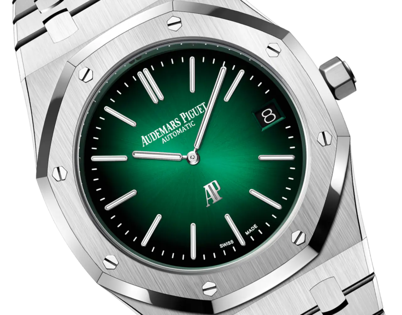 A&P ROYAL OAK “JUMBO” Smoked Green Dial 39mm