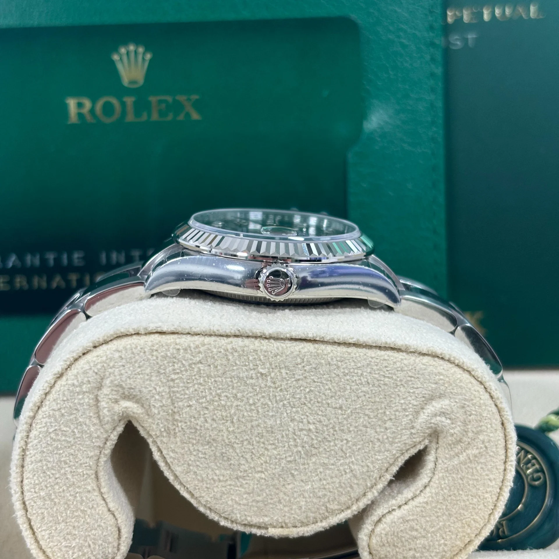 RLX Datejust m278274-0007/0008 Dark Grey 31mm Dial Oyster Watch