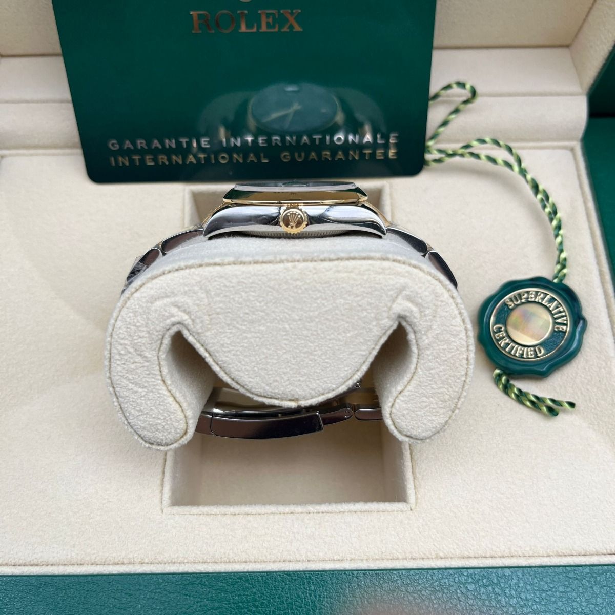 RLX Datejust m278243-0031/0032 31mm Green Dial watch