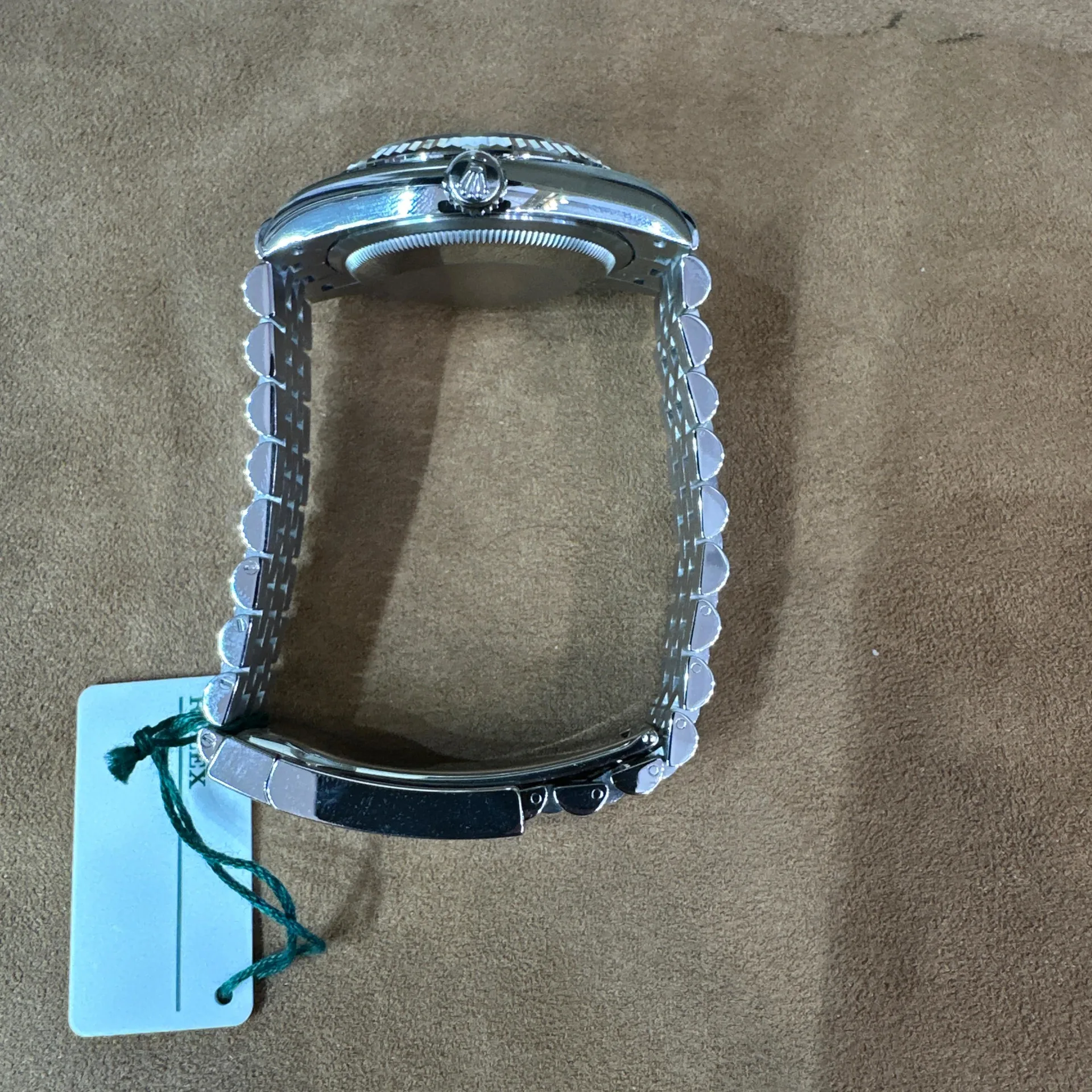 RLX  Datejust 36mm 126234 Blue Diamond Dial Stainless Steel Jubilee Mens Watch