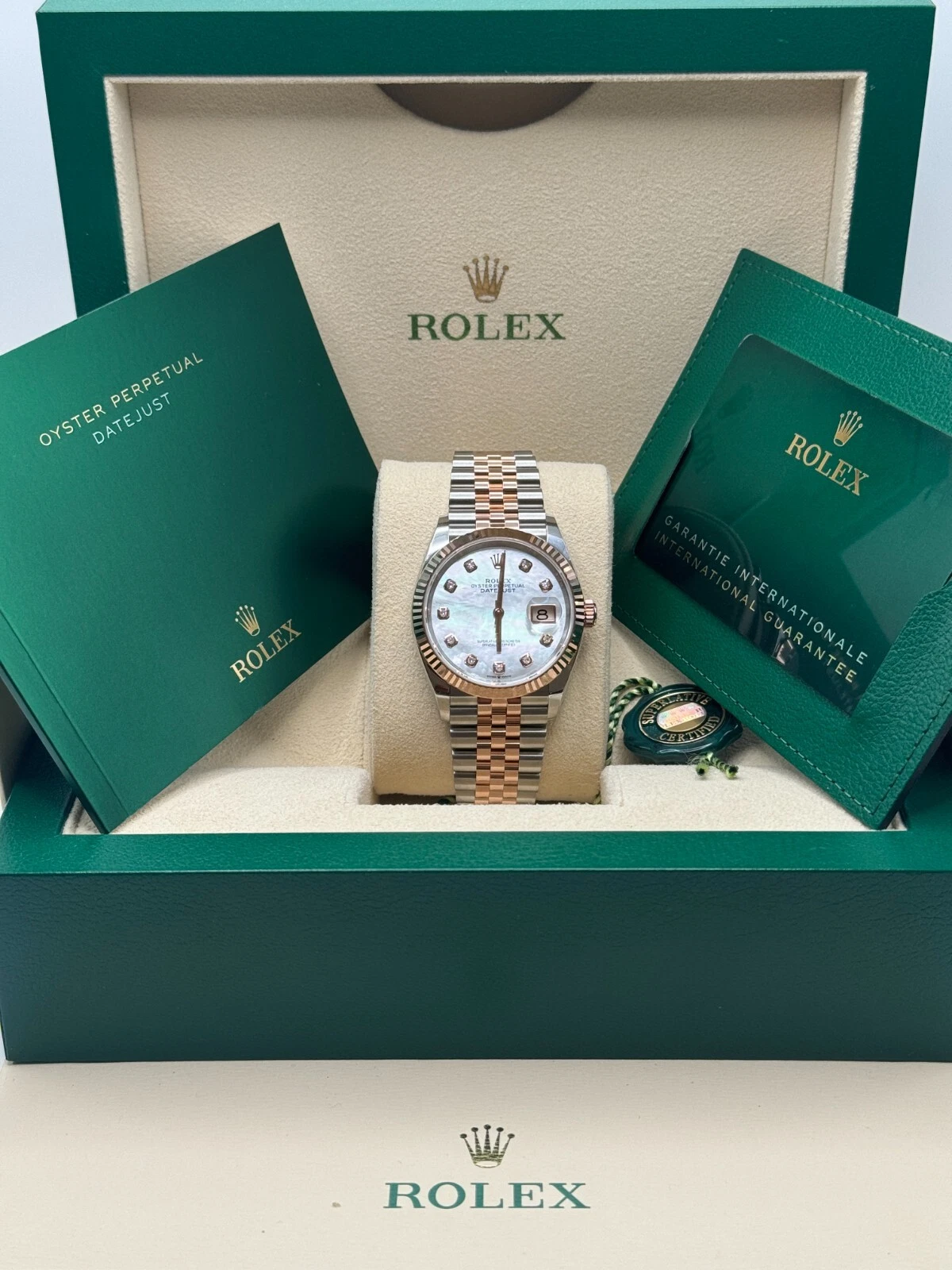 RLX  Datejust 36mm 126231 Mother-of-Pearl Dial Jubilee Bracelet