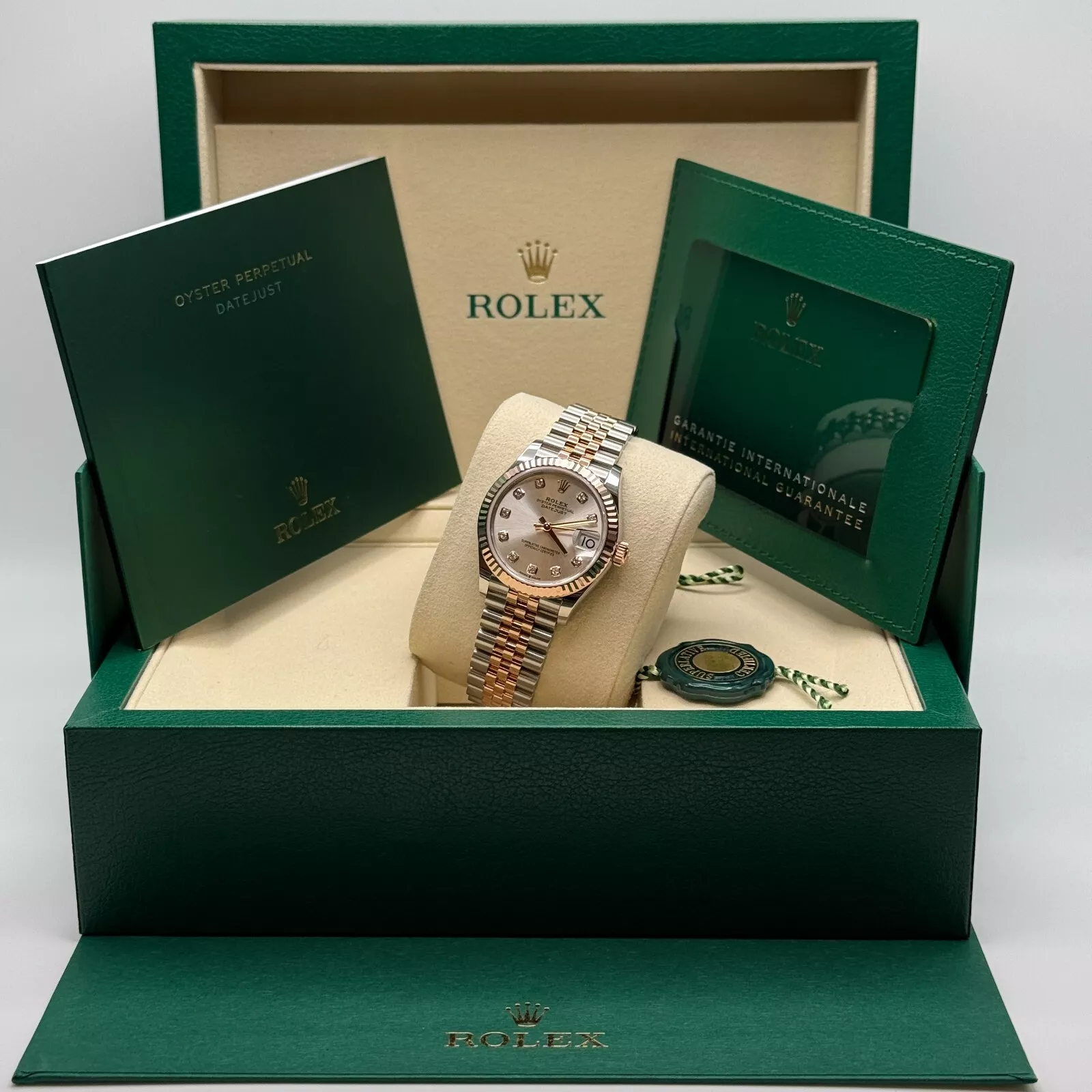 RLX Datejust m278271-0015/0016 Silver 31mm Dial Oyster Bracelet Watch