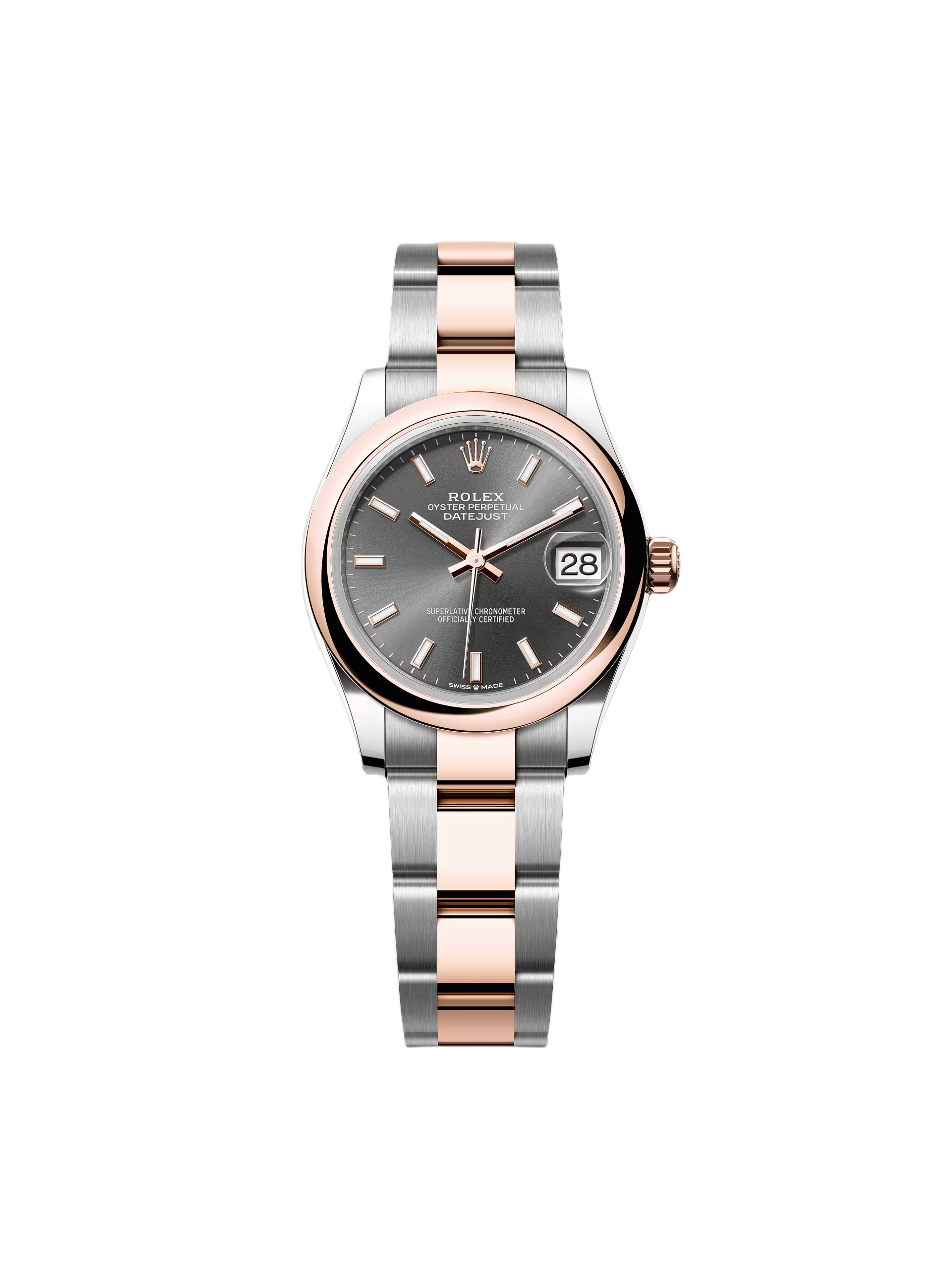 RLX Datejust m278241-0017/0018 Slate 31mm Dial Oyster Bracelet Watch