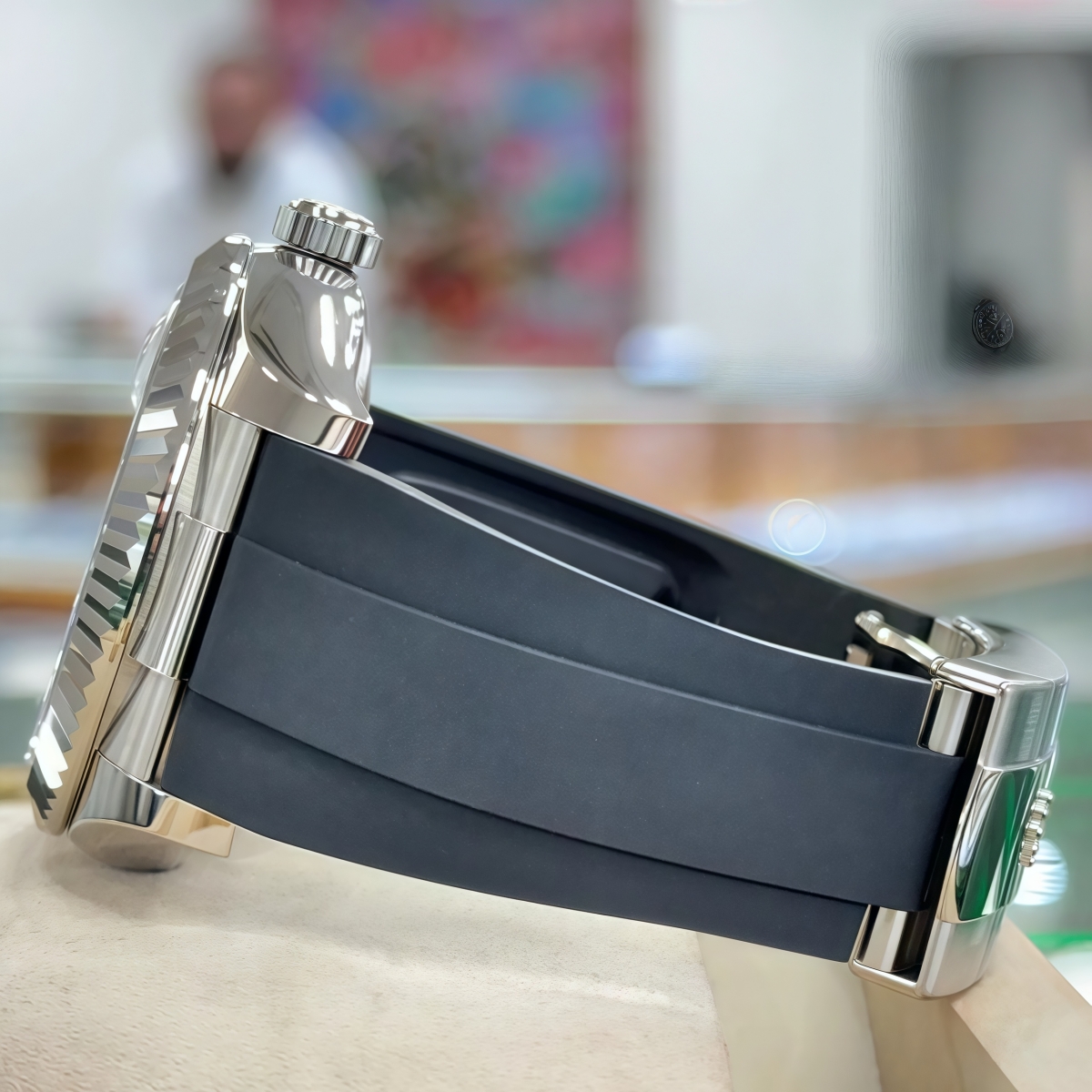 RLX Sky-Dweller 42mm White Gold White Dial Oysterflex - 336239