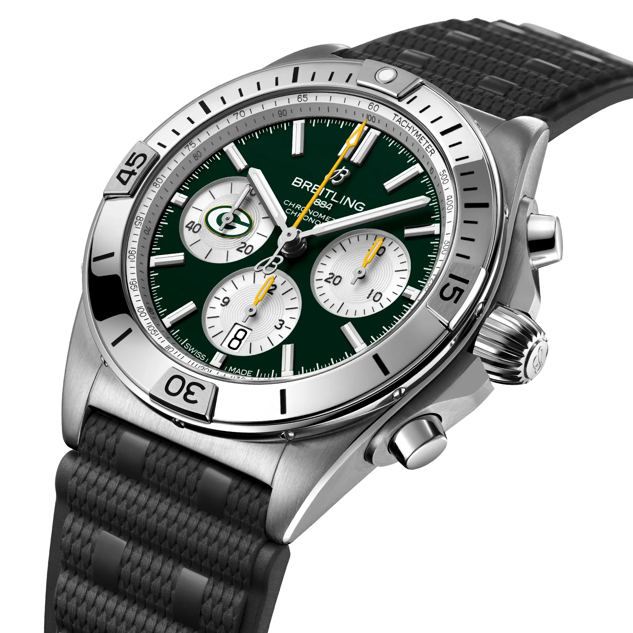 Breitling Chronomat B01 42 NFL Green Bay Packers Edition AB01342B1L1S1