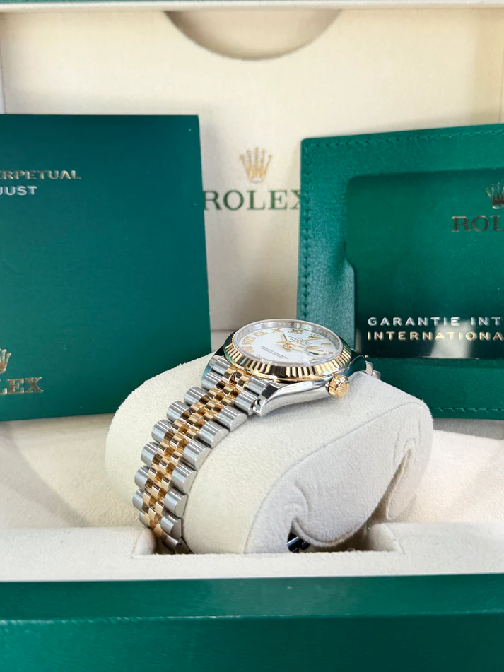 RLX Datejust m278273-0001/0002 31mm White Dial Stainless Steel and Yellow Gold Oyster Watch