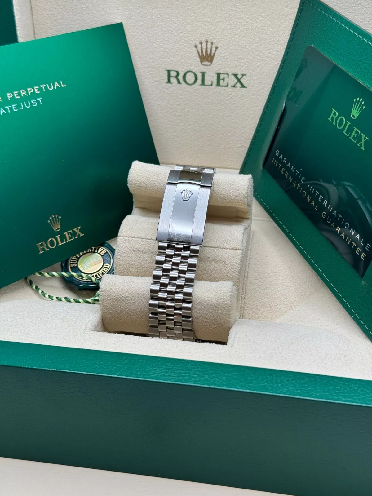 RLX  Datejust 41mm 126334 Mint Green Fluted Motif Dial Oyster Bracelet