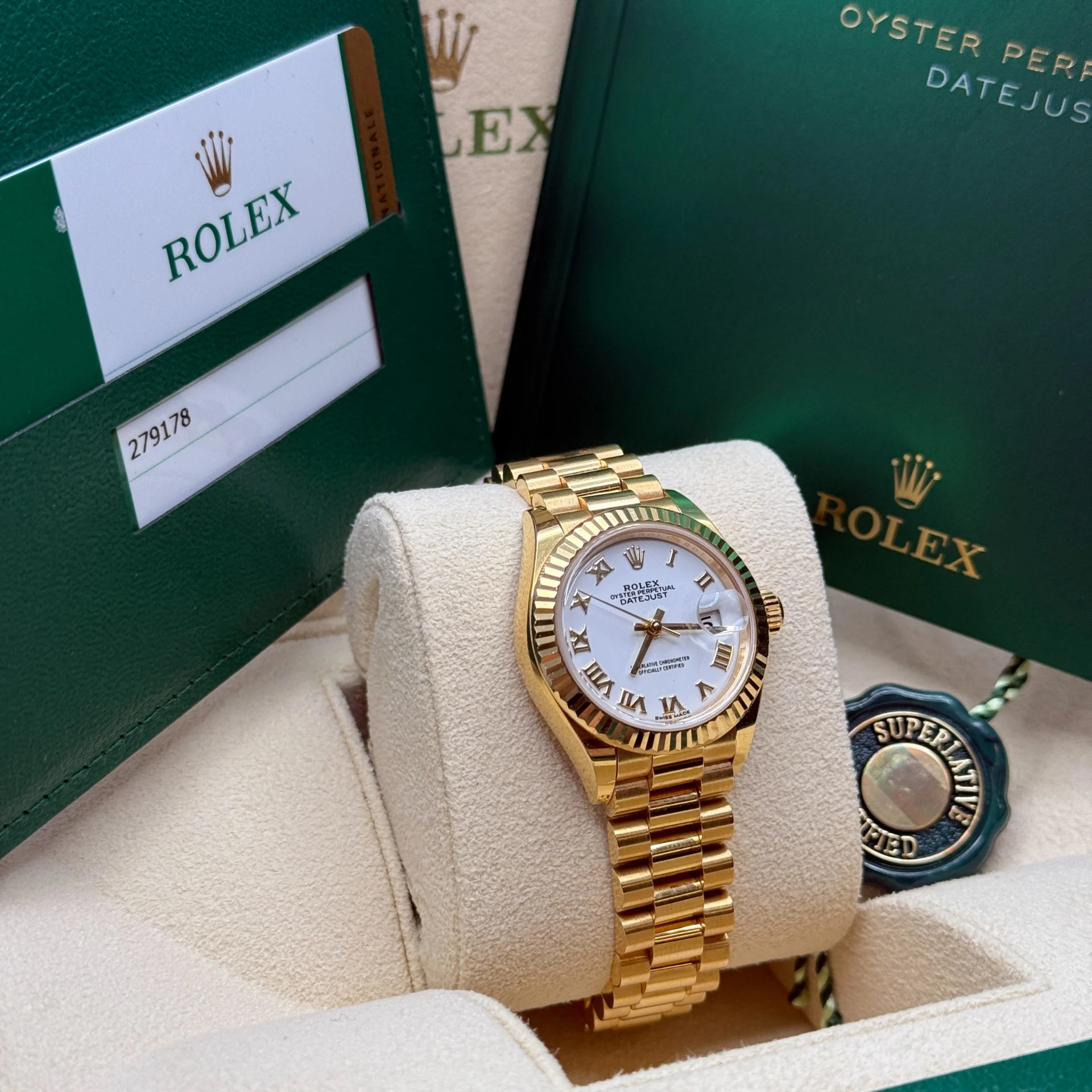 RLX Lady-Datejust 28mm 279178 White Dial