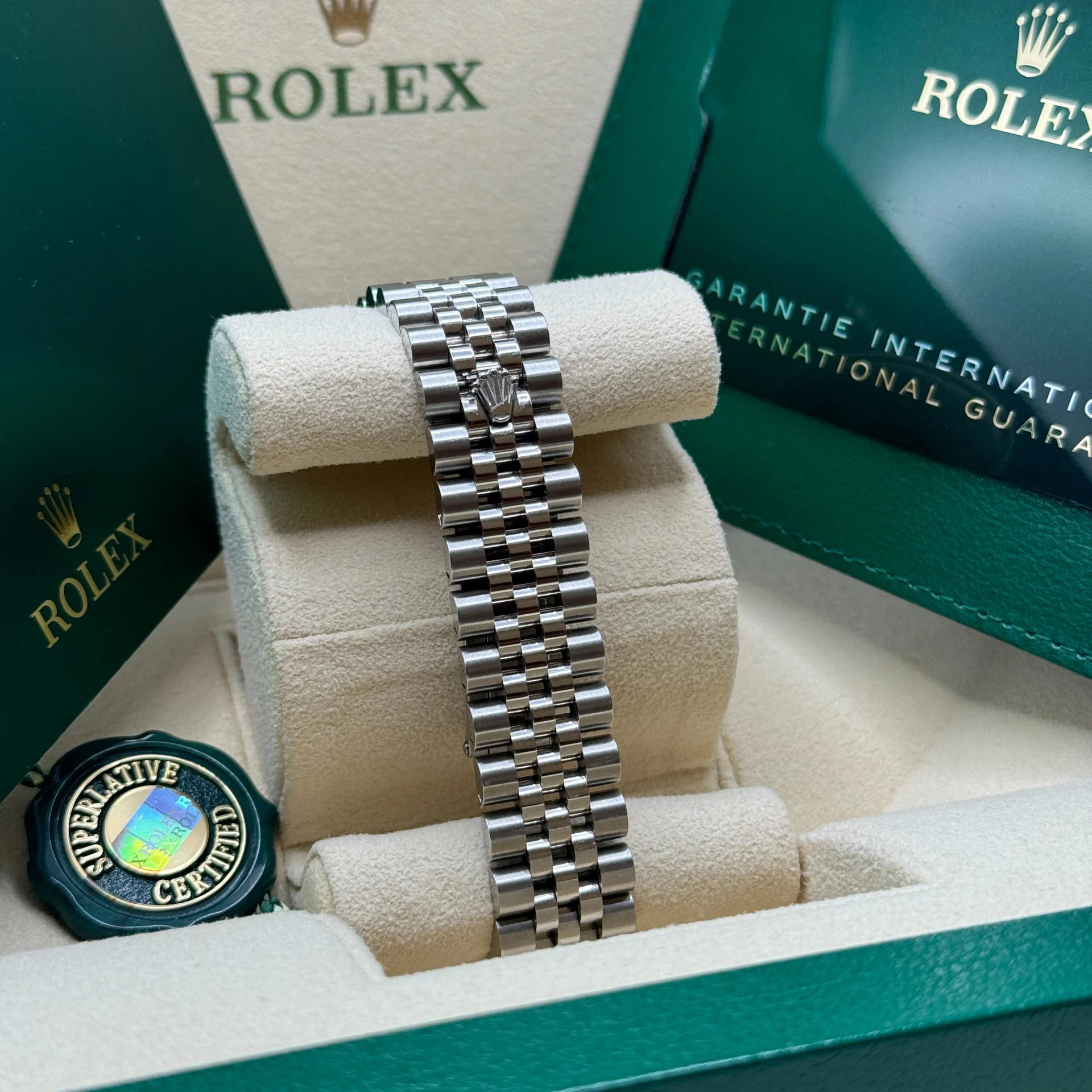 RLX Datejust m278274-0033/0034 Bright Blue Dial 31mm Fluted Bezel Oyster Bracelet