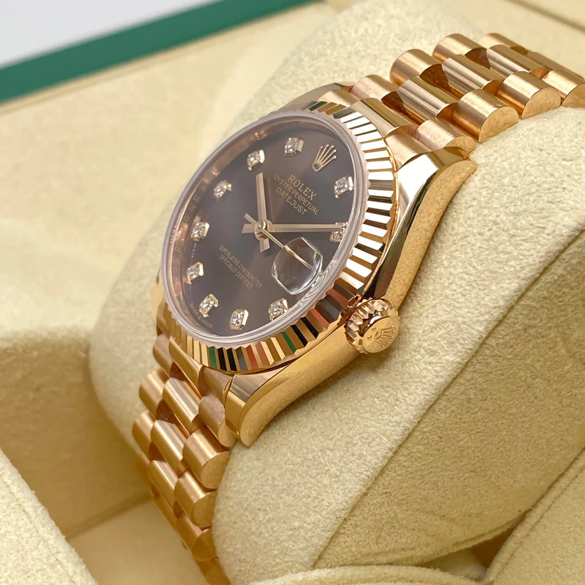RLX Datejust m278275-0010 Chocolate 31mm Dial