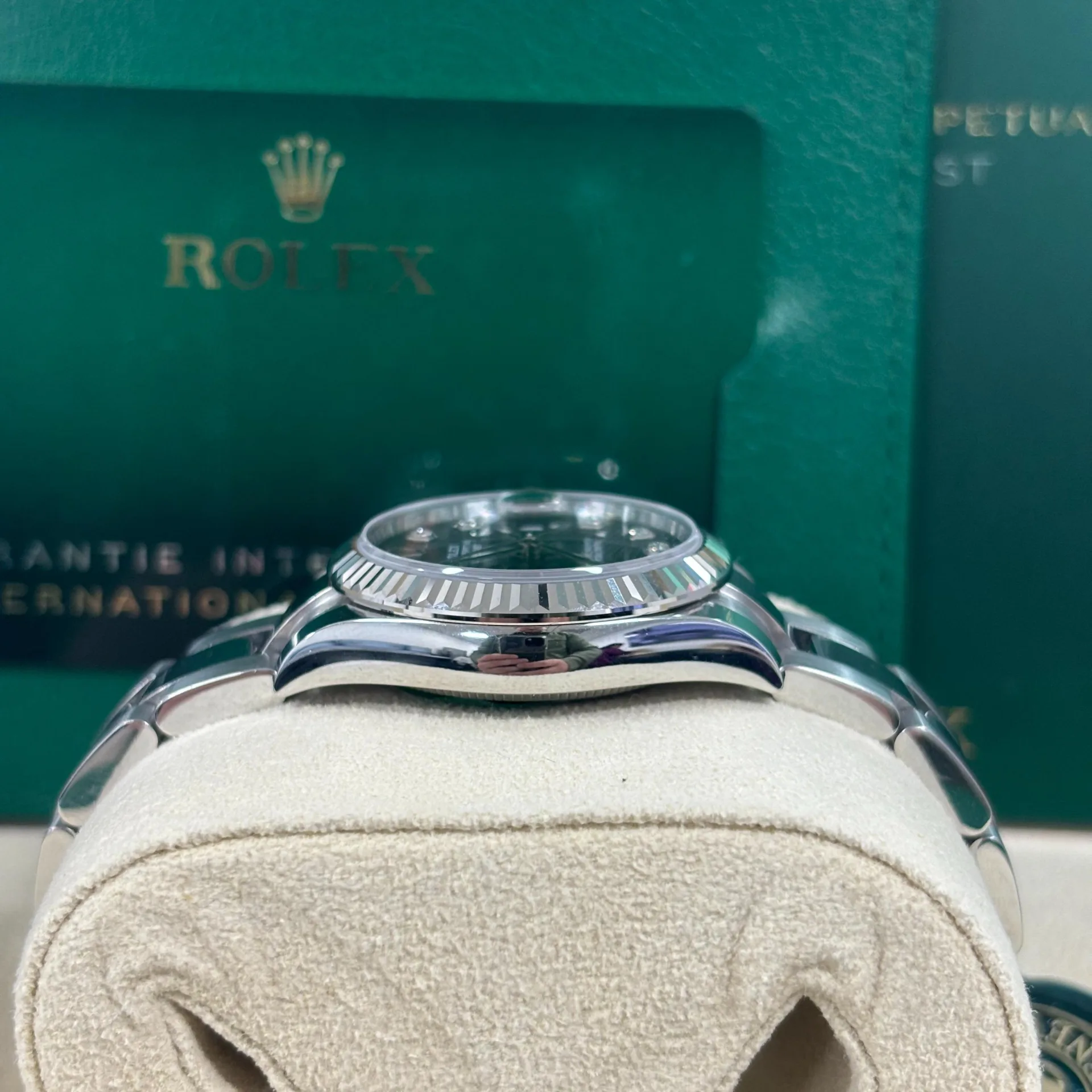 RLX Datejust m278274-0007/0008 Dark Grey 31mm Dial Oyster Watch