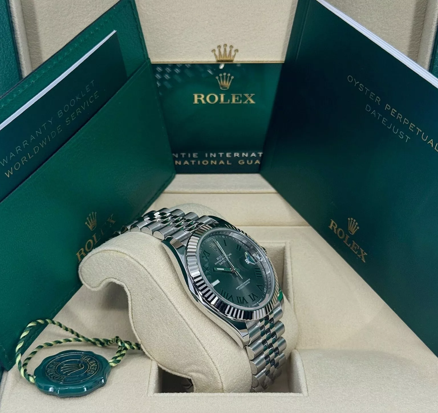 RLX  Datejust 36mm 126234 Datejust Slate Roman Dial Jubilee Watch