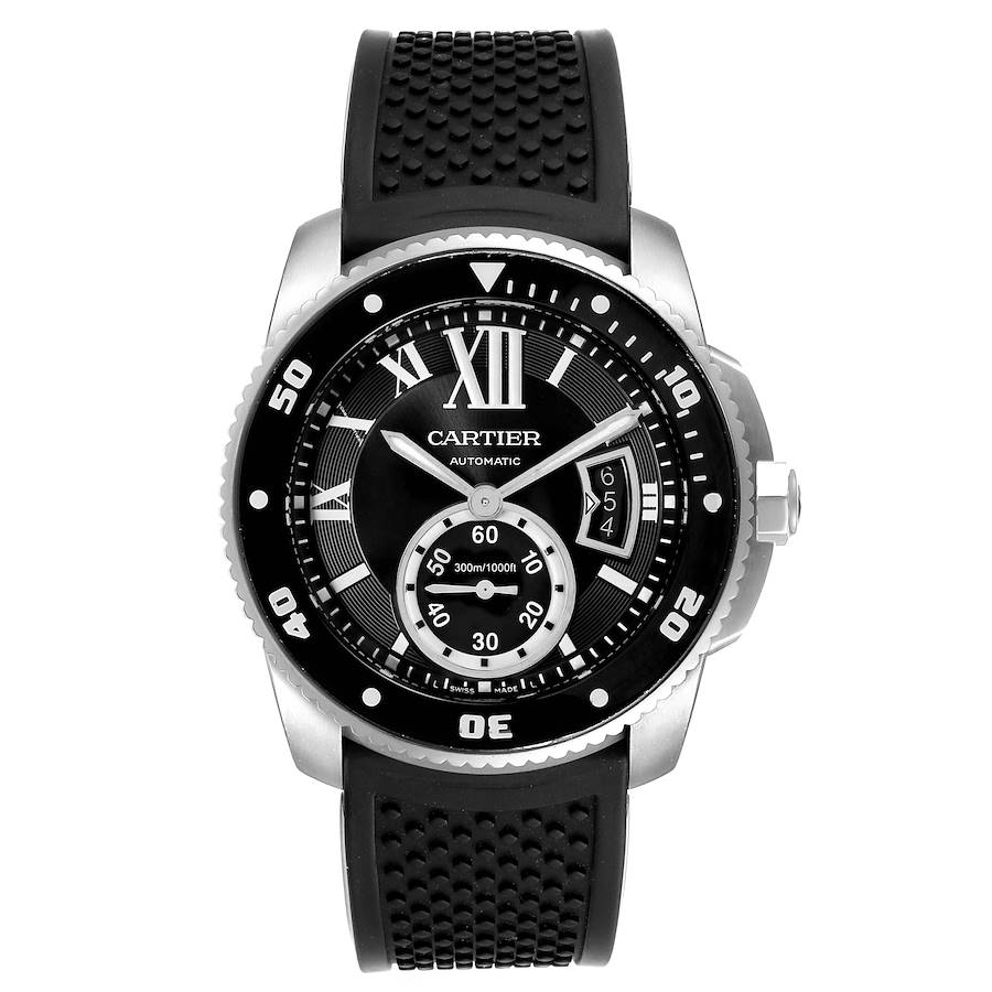 Calibre Diver Black Rubber 42mm