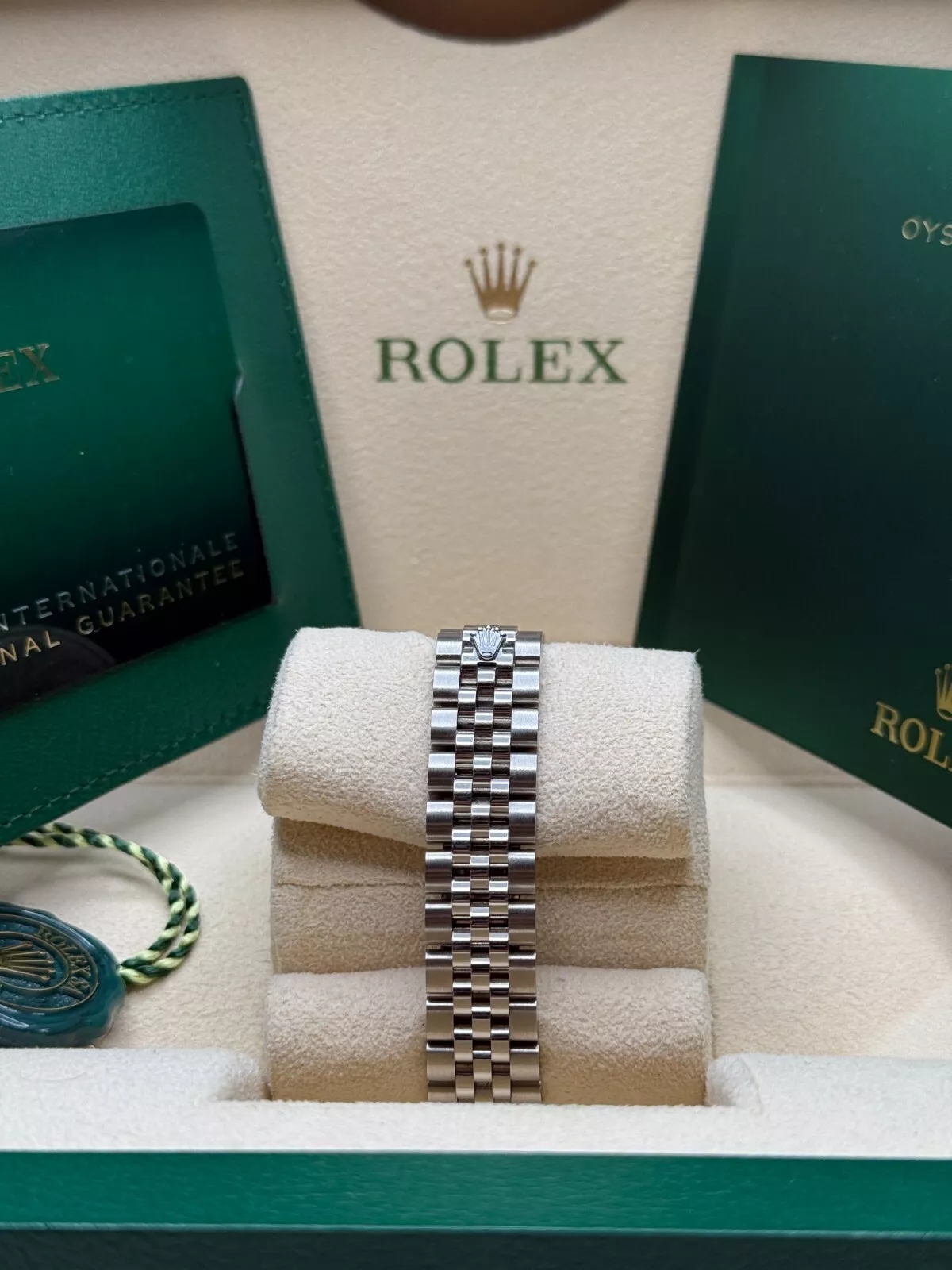 RLX Lady-Datejust 28mm 279174 White Roman Dial Oyster Bracelet