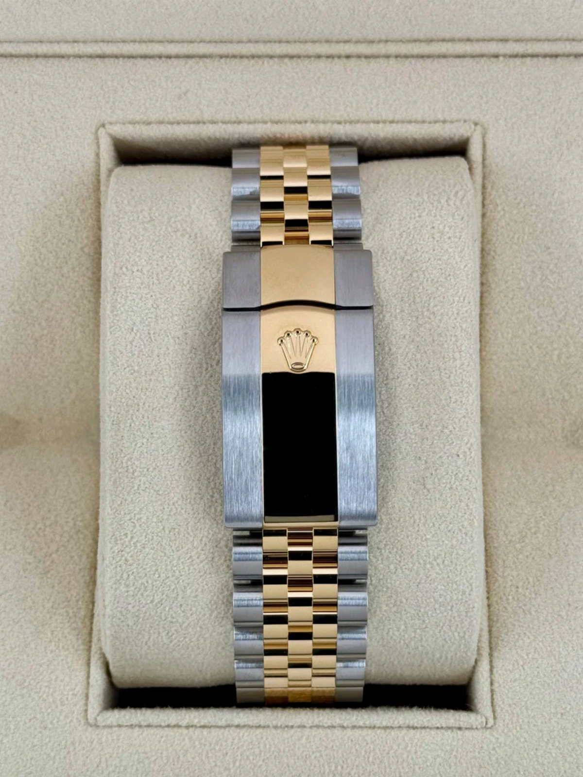 RLX  Sky-Dweller 42mm 336933-0003/0004 Two-Tone Yellow Gold Black Dial Jubilee