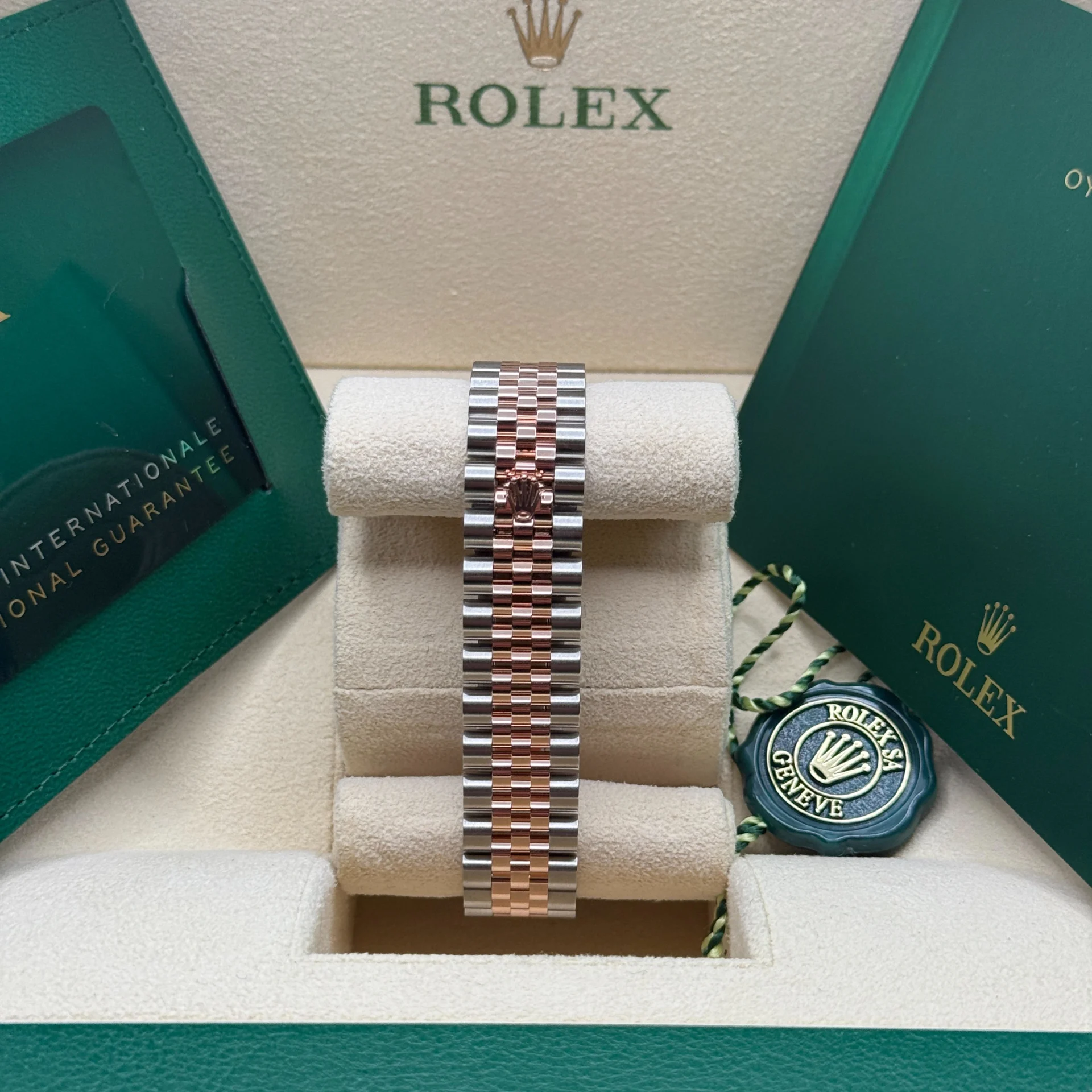 RLX Datejust m278271-0005/0006 Rose 31mm Dial Oyster Bracelet Watch