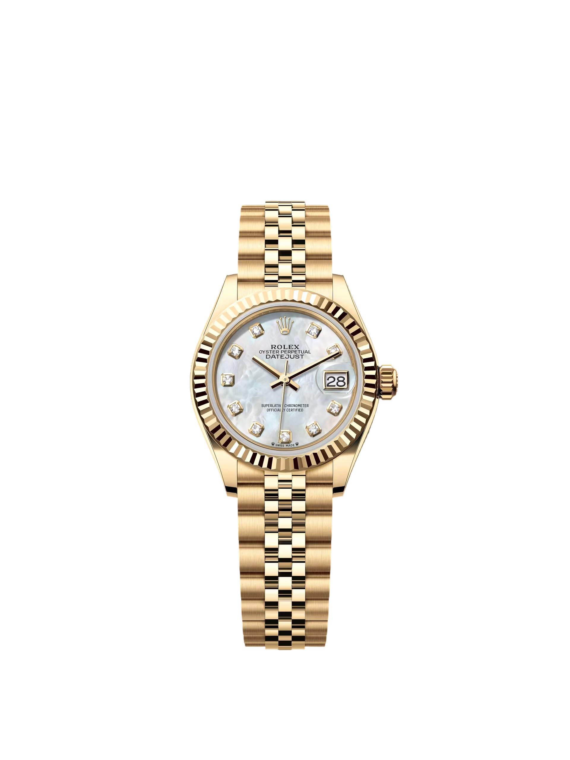 RLX Lady-Datejust 28mm 279178 Mother-of-Pearl Diamonds Dial