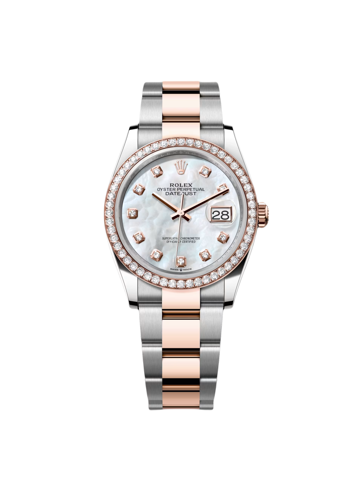 RLX  Datejust 36mm 126281 Mother-of-Pearl Dial Jubilee Bracelet