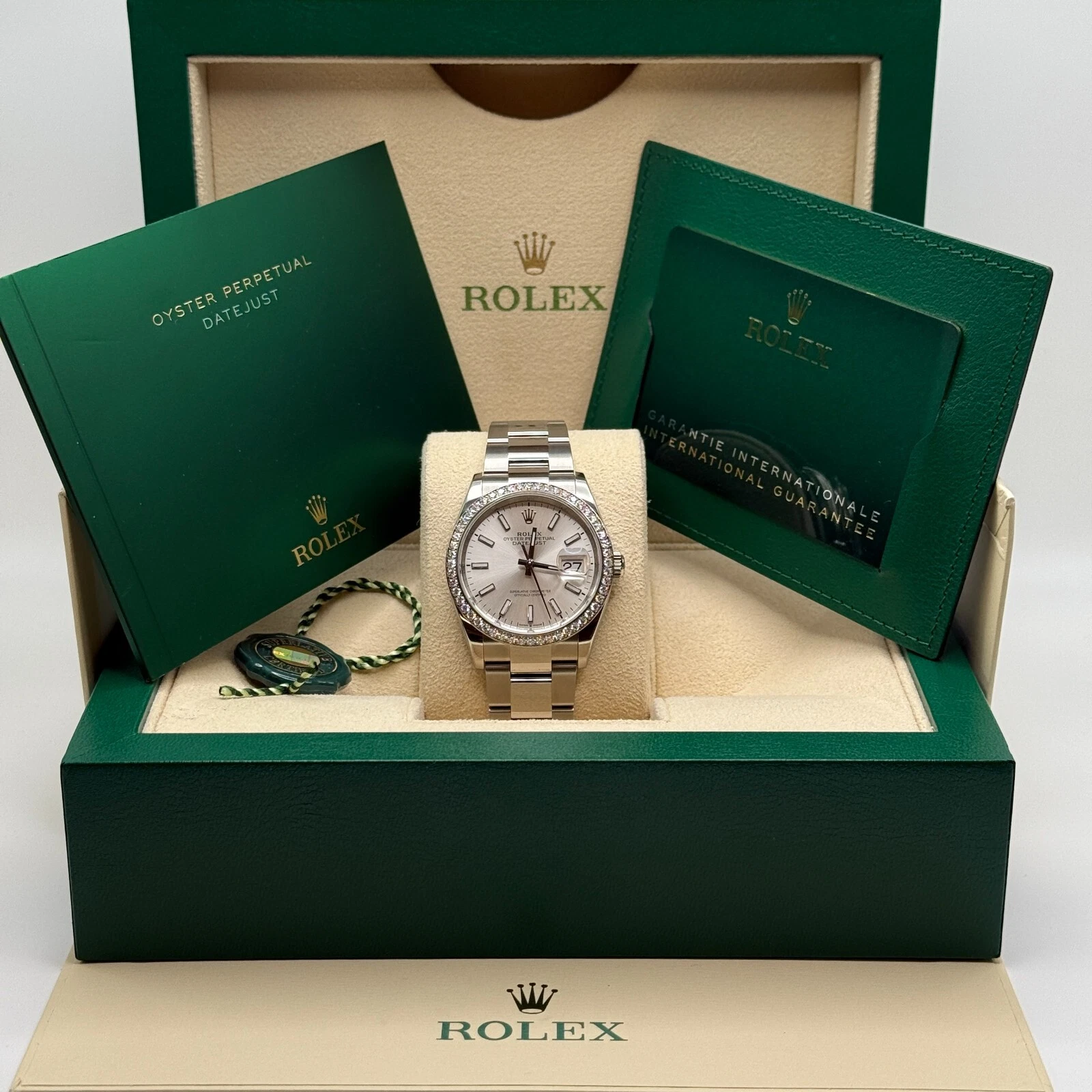 RLX  Datejust 36mm 126284 Silver Dial  Watch