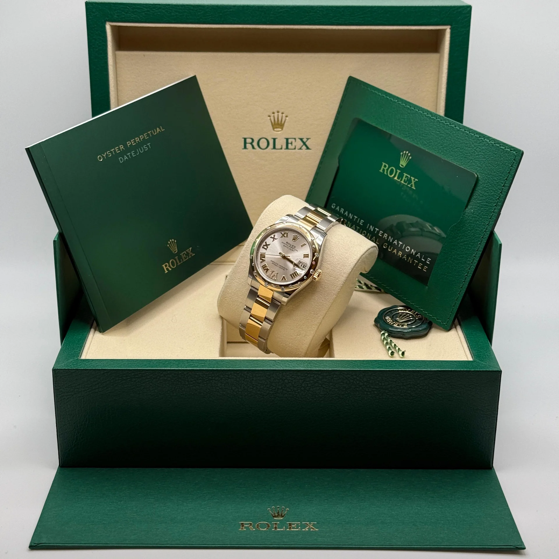 RLX Datejust m278343-0003/0004 Silver Dial Yellow Rolesor Oyster Watch