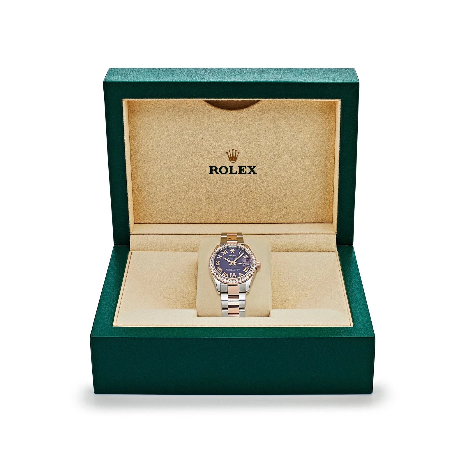 RLX Datejust m278381-0015/0016 Aubergine Roman Dial 31mm Oyster Bracelet