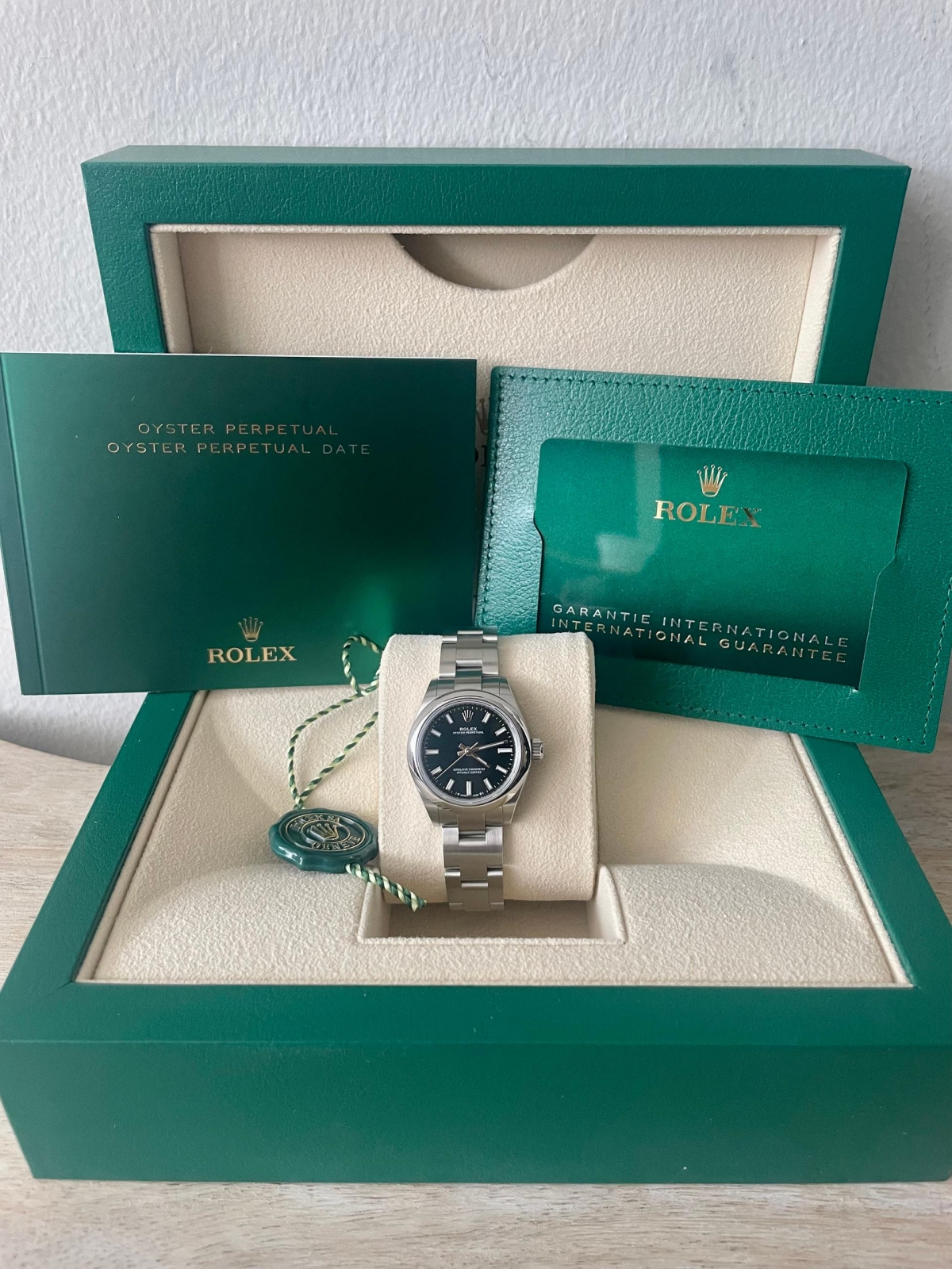 RLX Oyster Perpetual 28mm 276200-0010 Black Dial Oyster Bracelet Watch