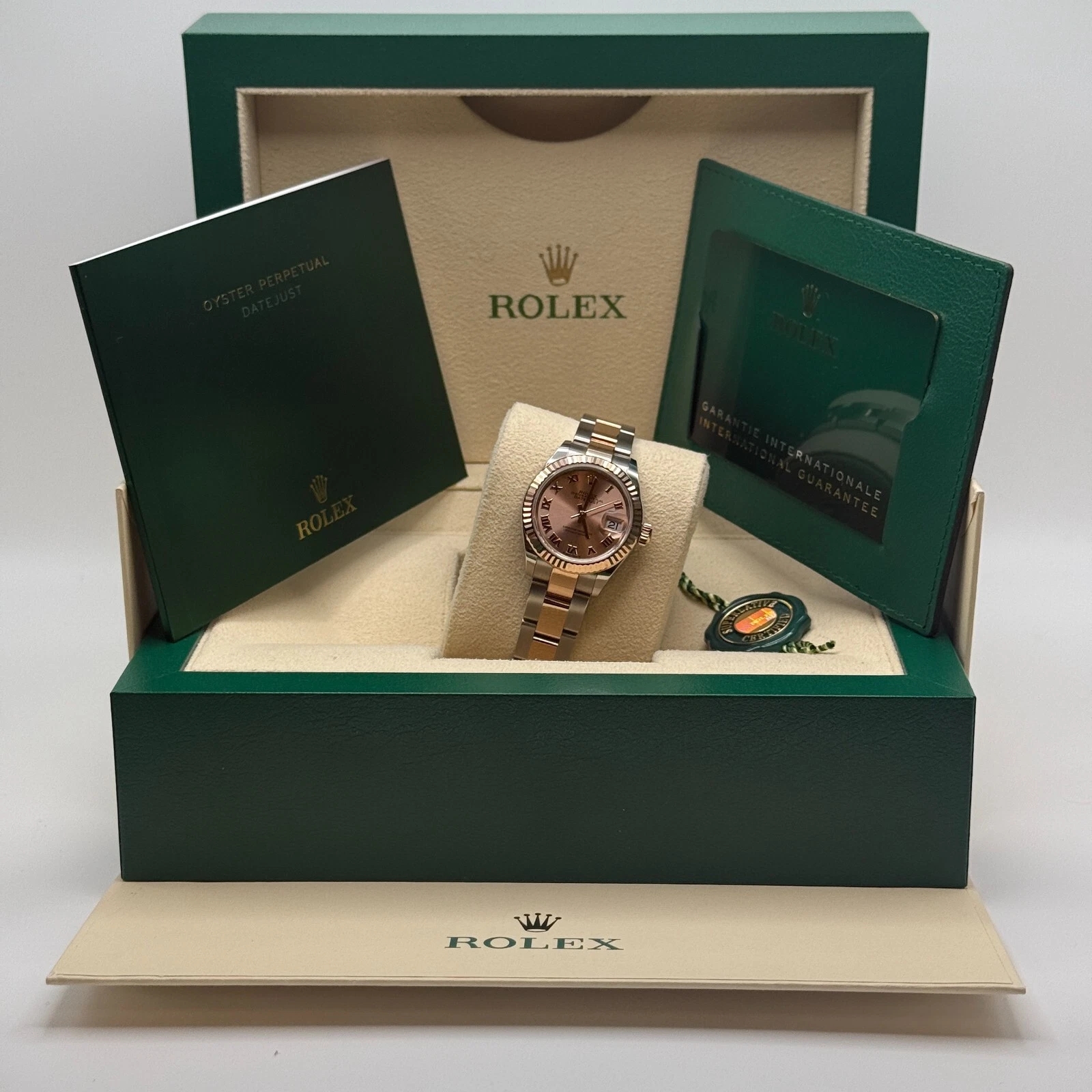 RLX Lady-Datejust 28mm 279171 Pink Roman Oyster Stainless Steel and Rose Gold